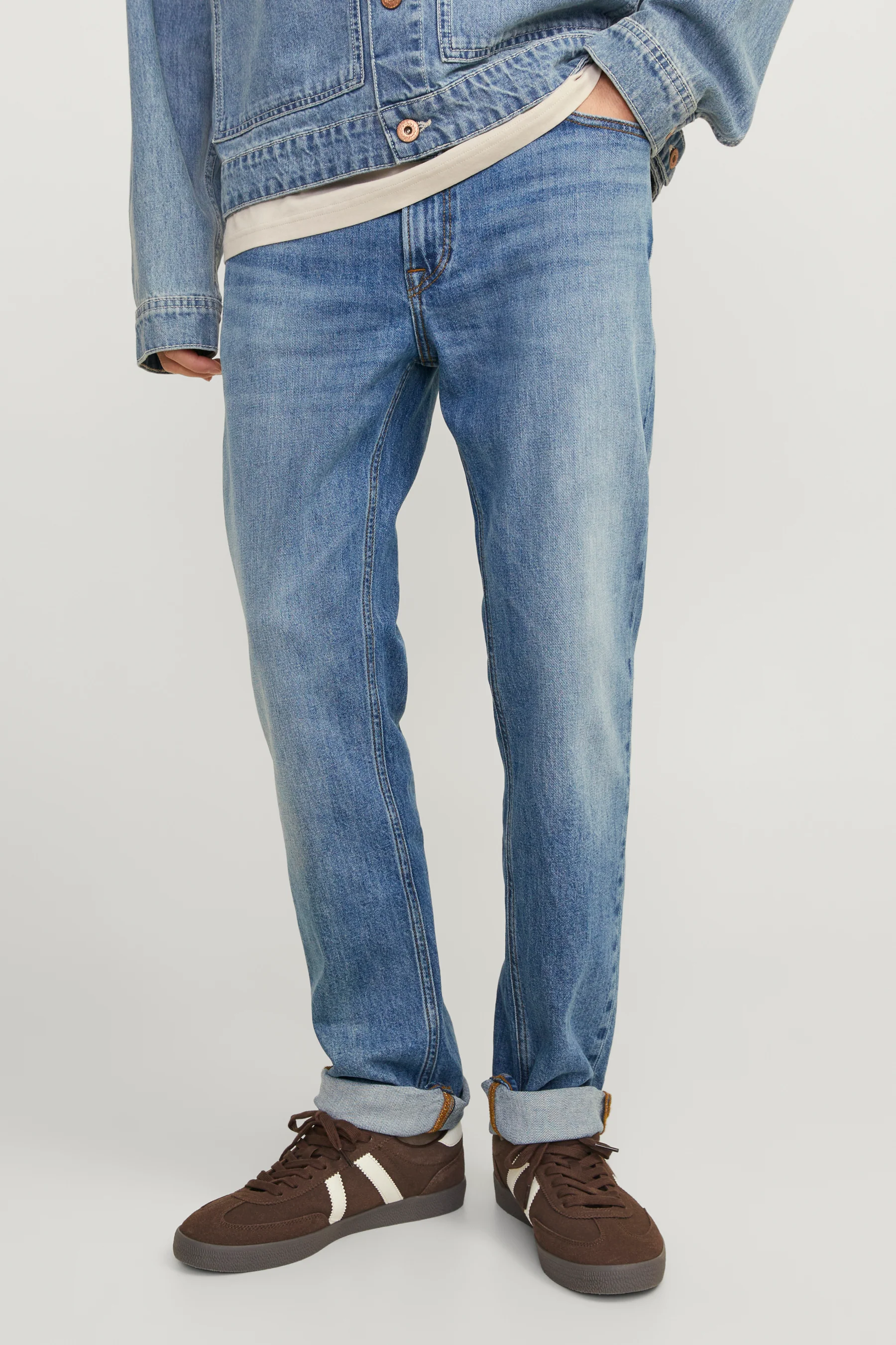 CLARK - mid blue denim