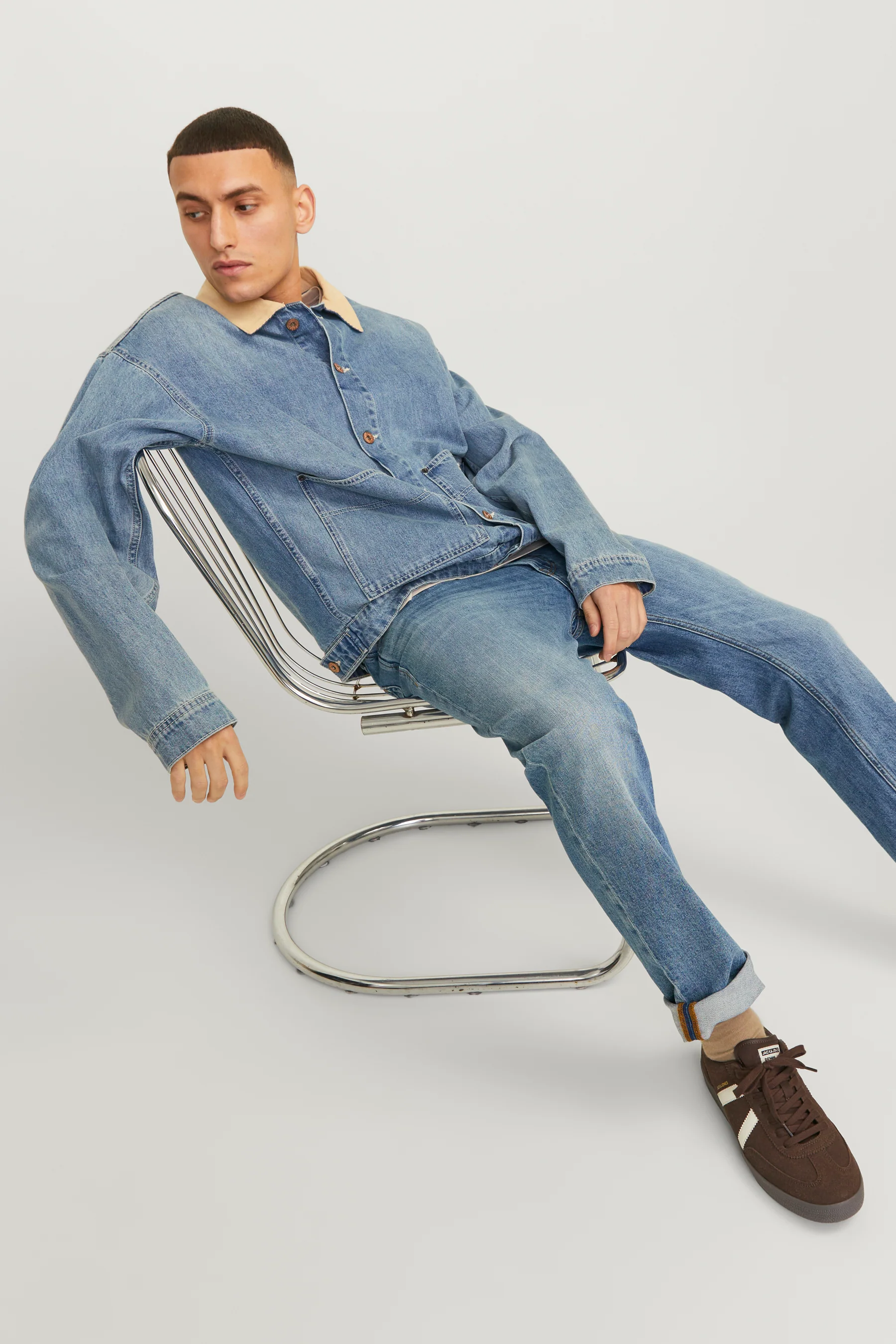 CLARK - mid blue denim - Image 7