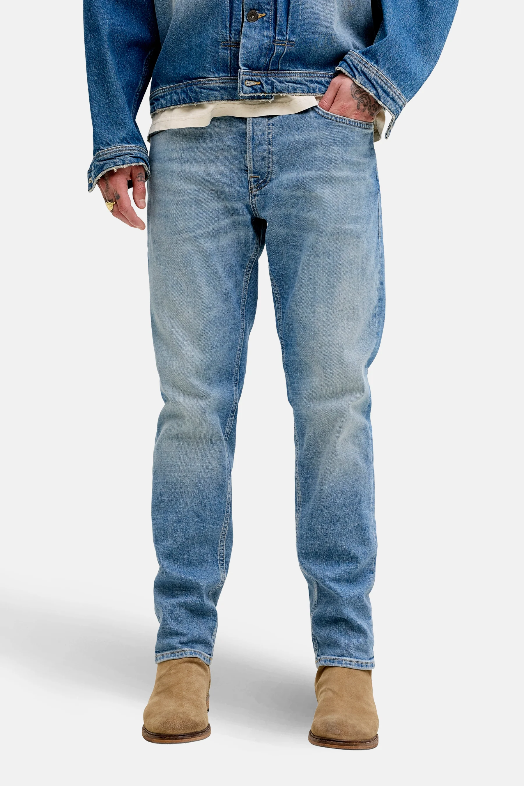 MIKE - light blue denim