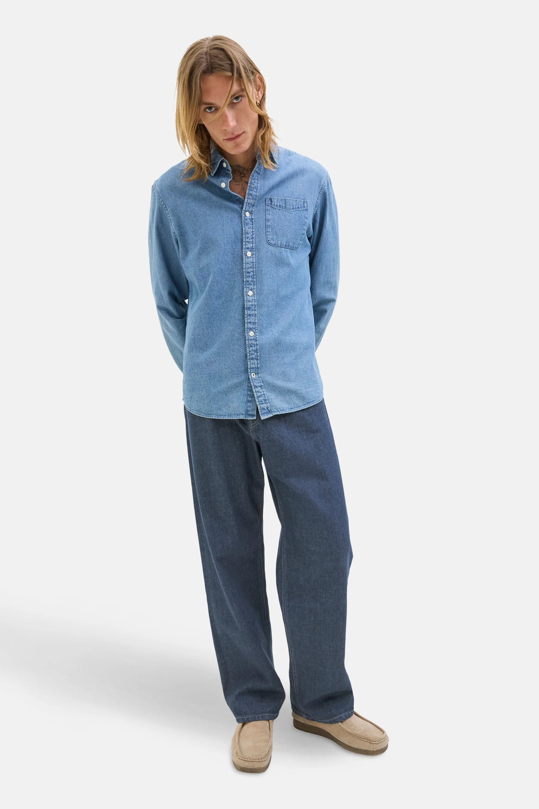 Jeans wide dark blue denim - JACK & JONES JEANS INTELLIGENCE - Image 6