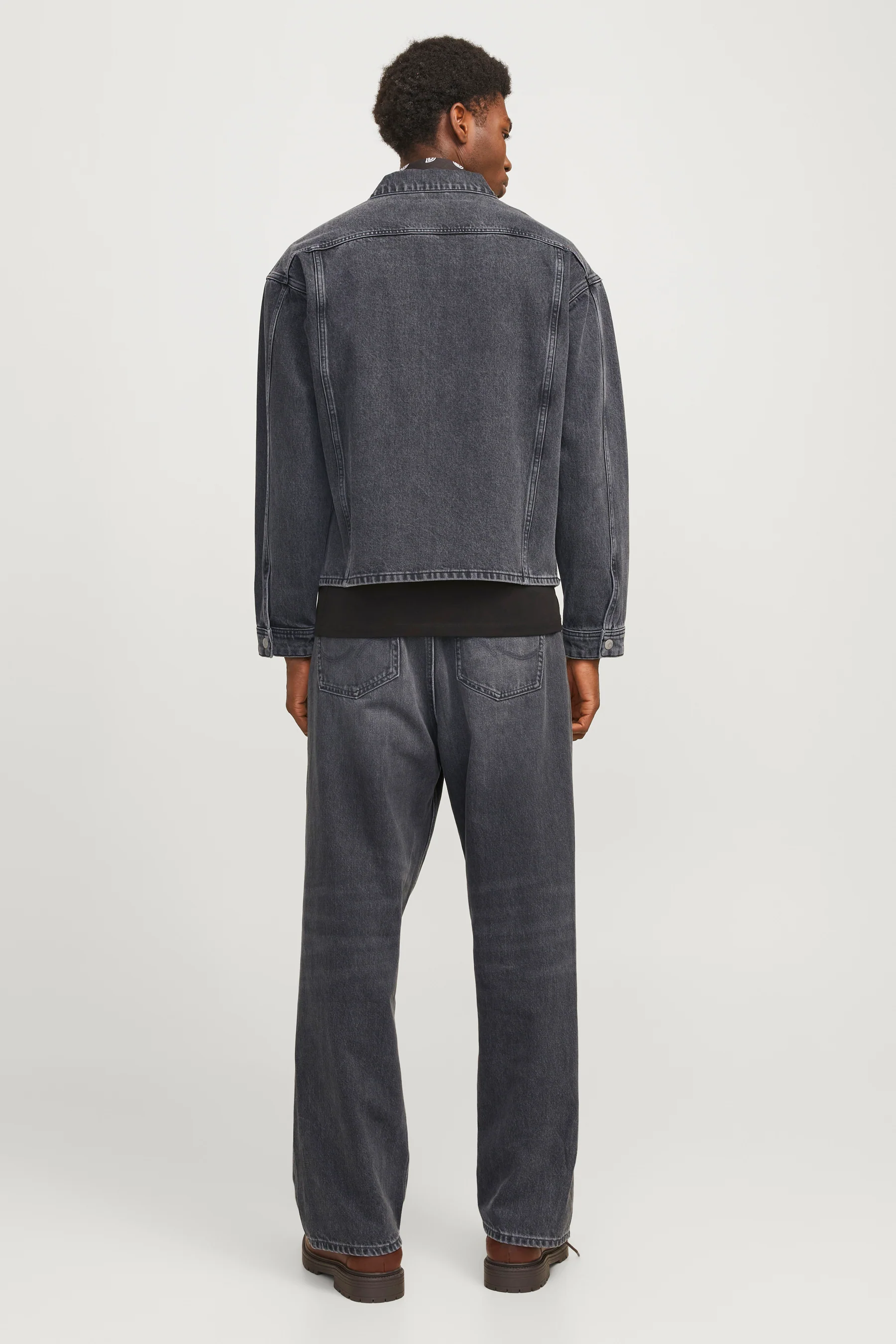 Jeans wide dark grey denim - JACK & JONES JEANS INTELLIGENCE - Image 3