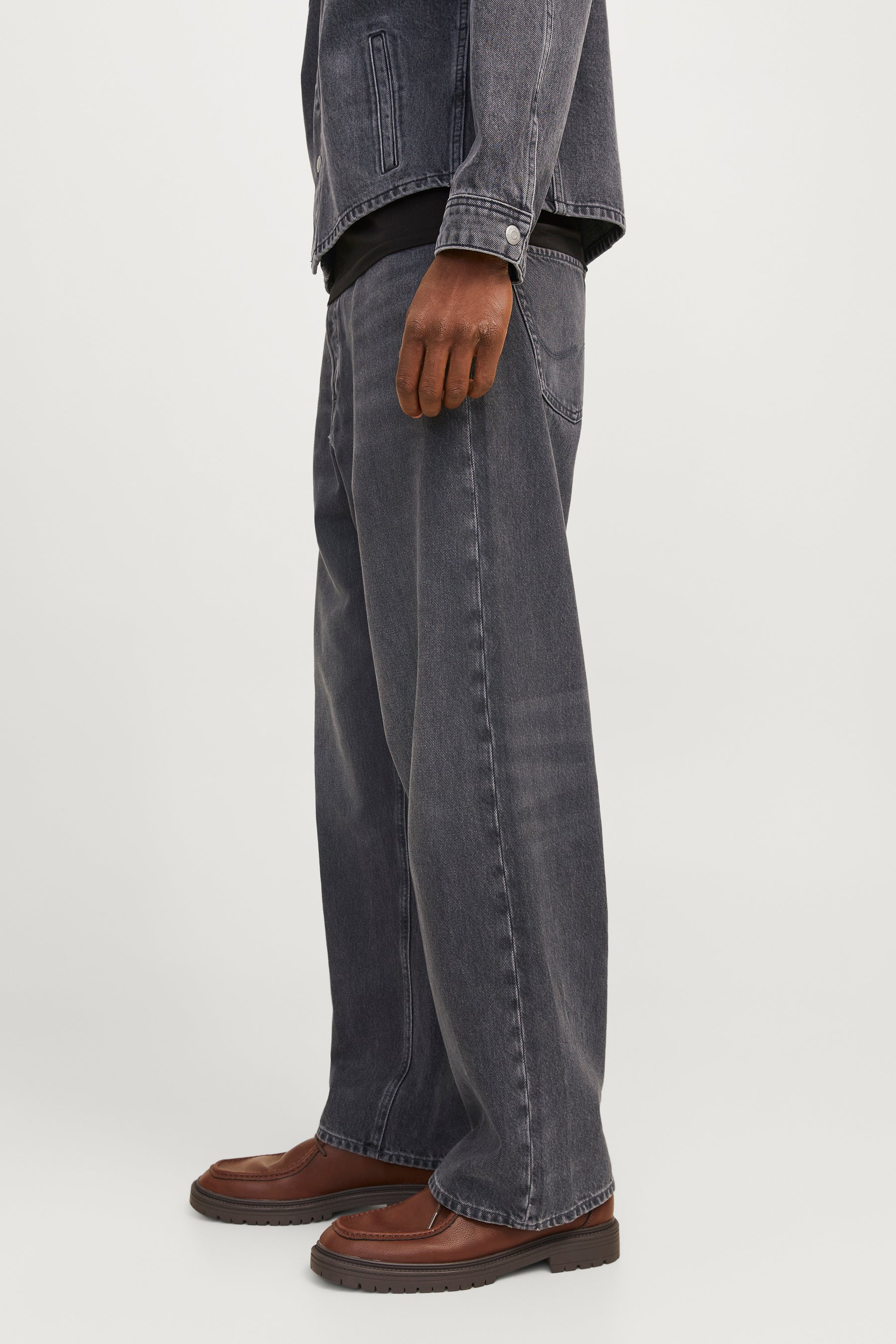 Jeans wide dark grey denim - JACK & JONES JEANS INTELLIGENCE - Image 4