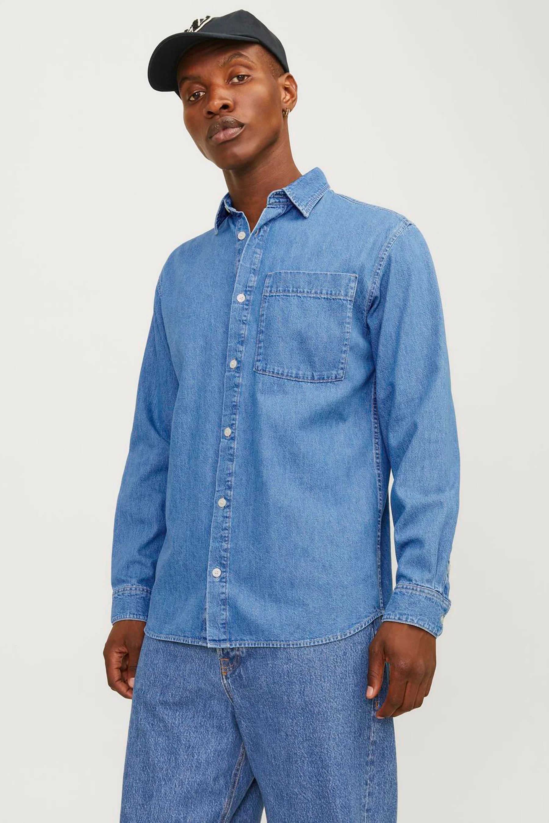 Jeanshemd - dark blue denim