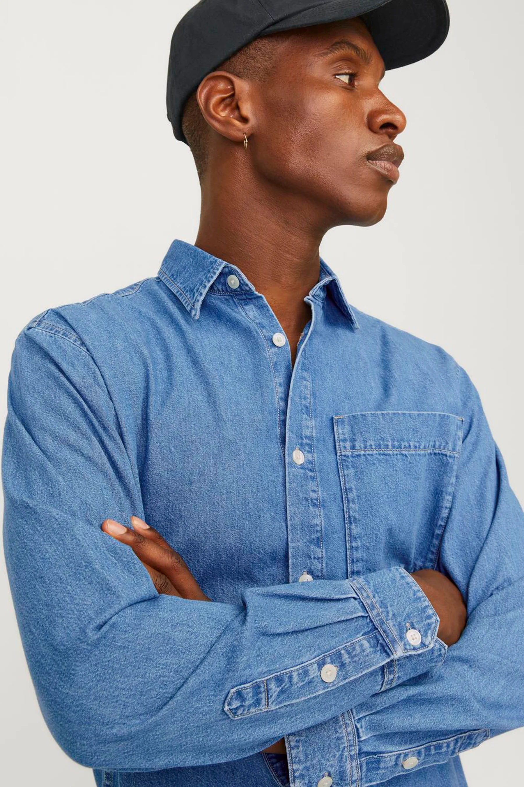 Jeanshemd - dark blue denim - Image 6