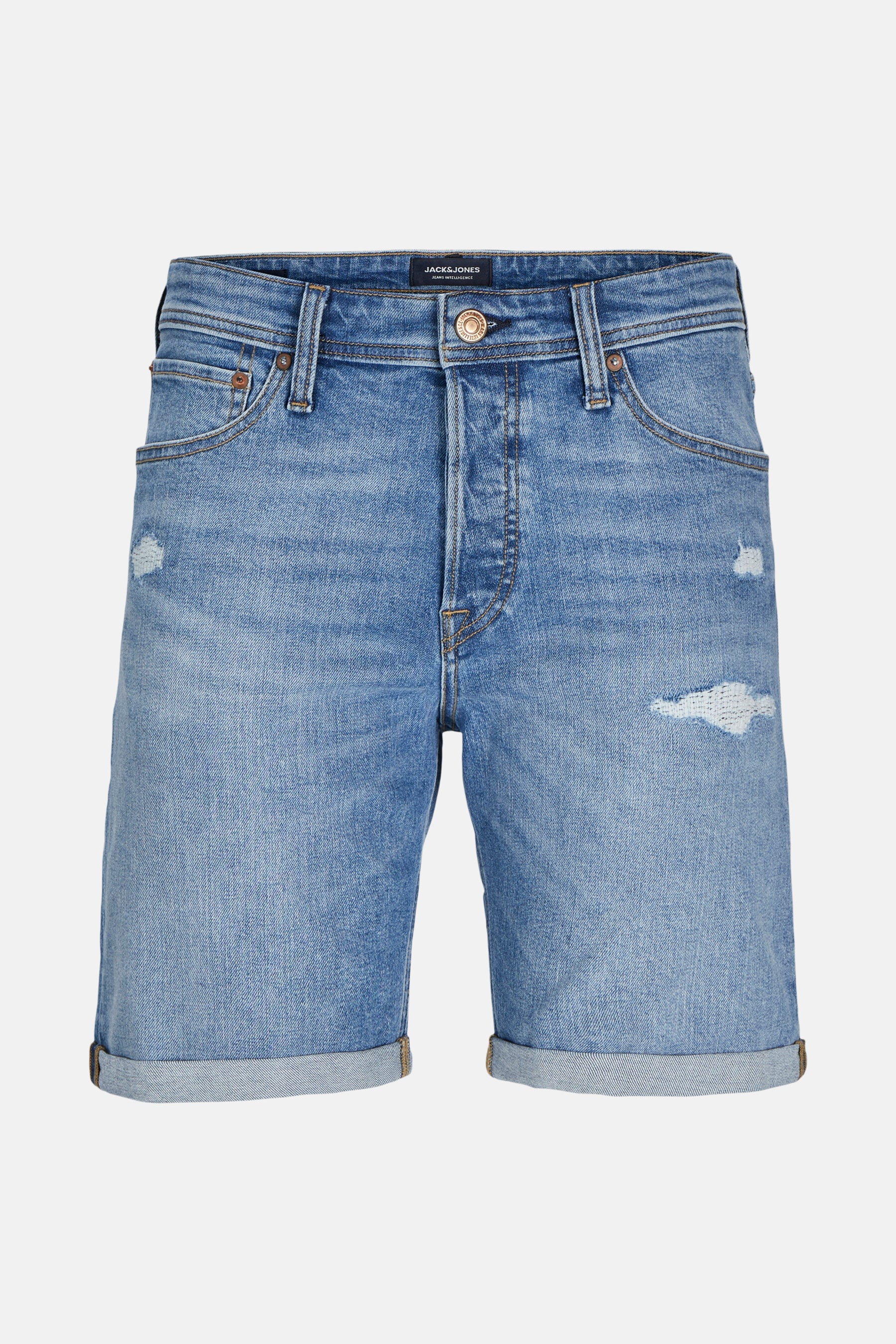 Short - Light blue denim - Image 7
