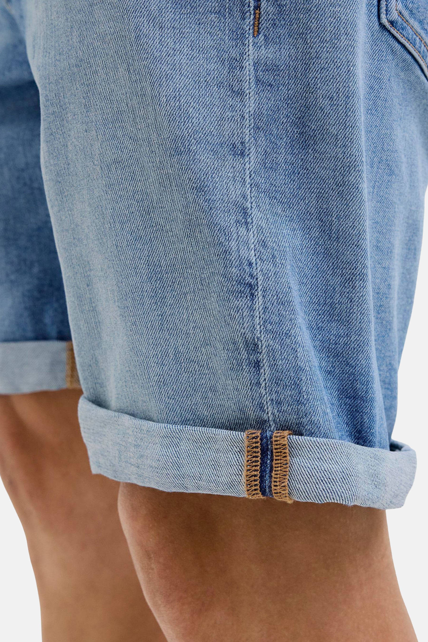 Short - Light blue denim - Image 5