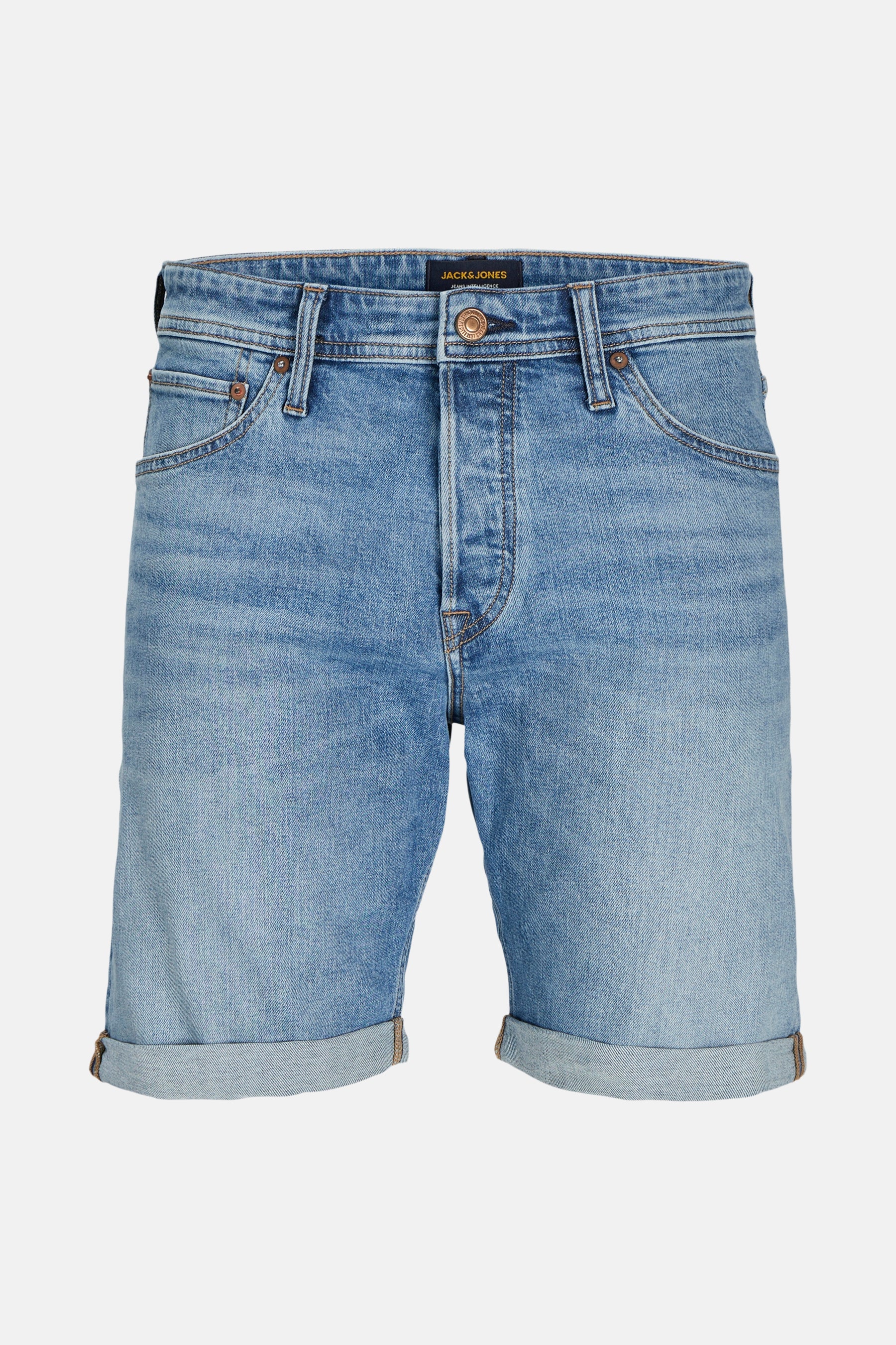 Short - Light blue denim - Image 7