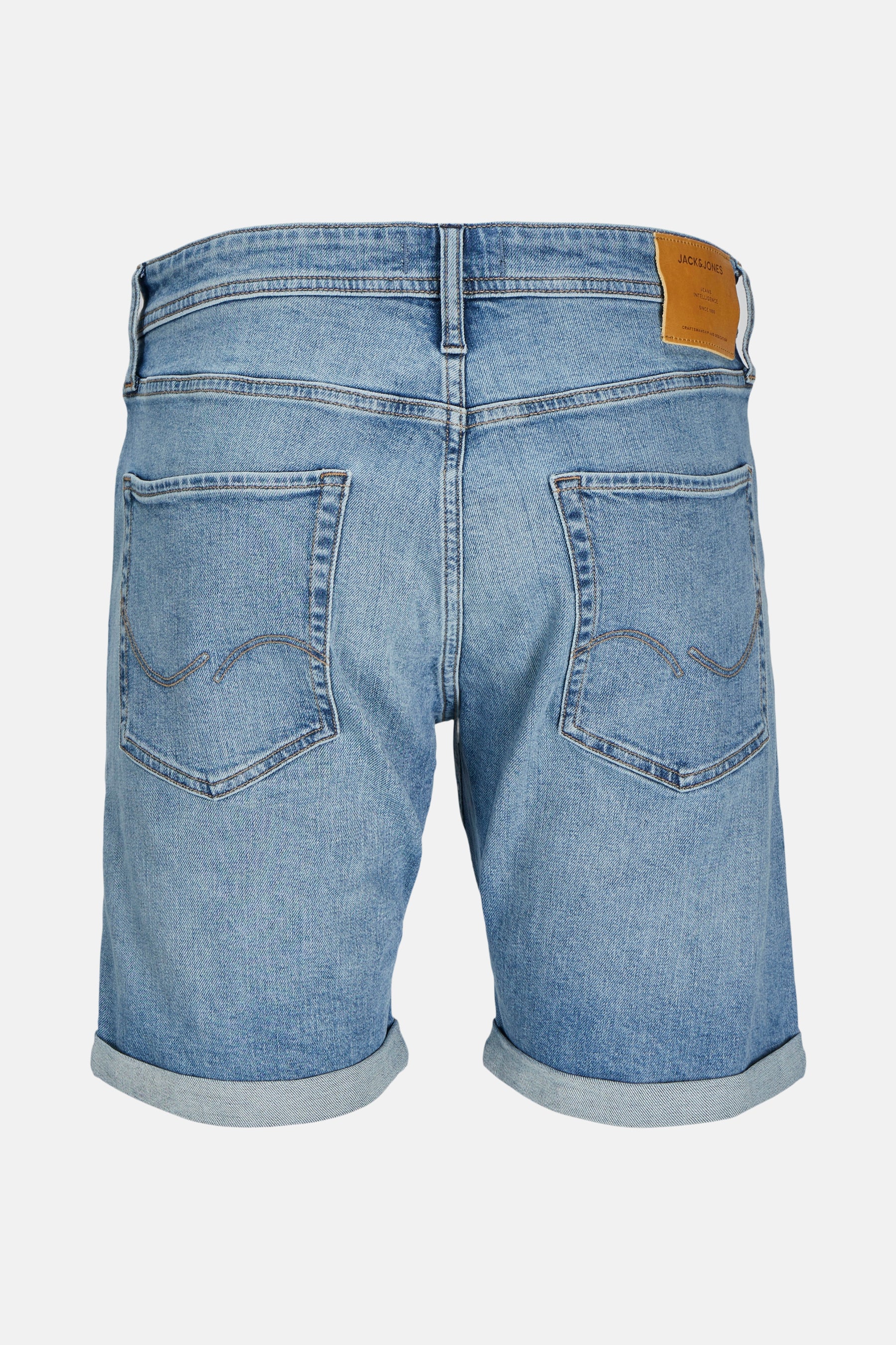 Short - Light blue denim - Image 8
