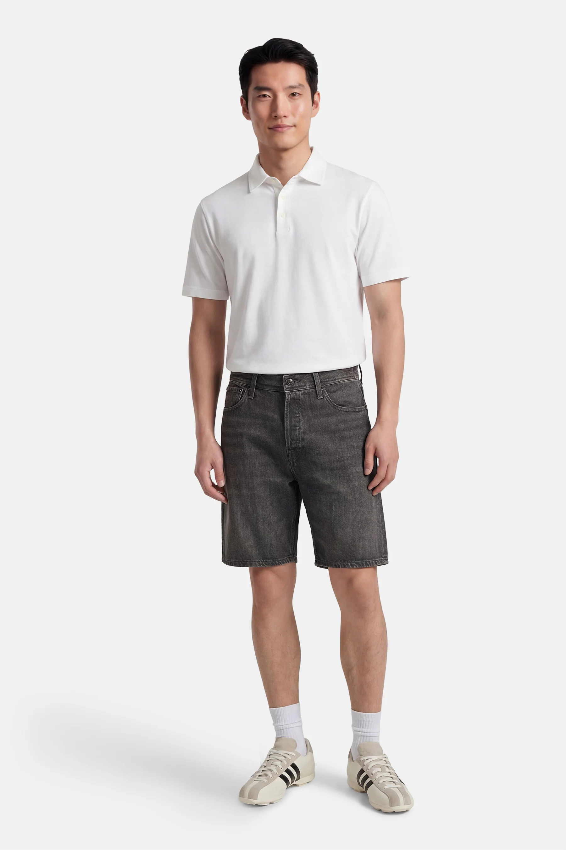Short - grey denim