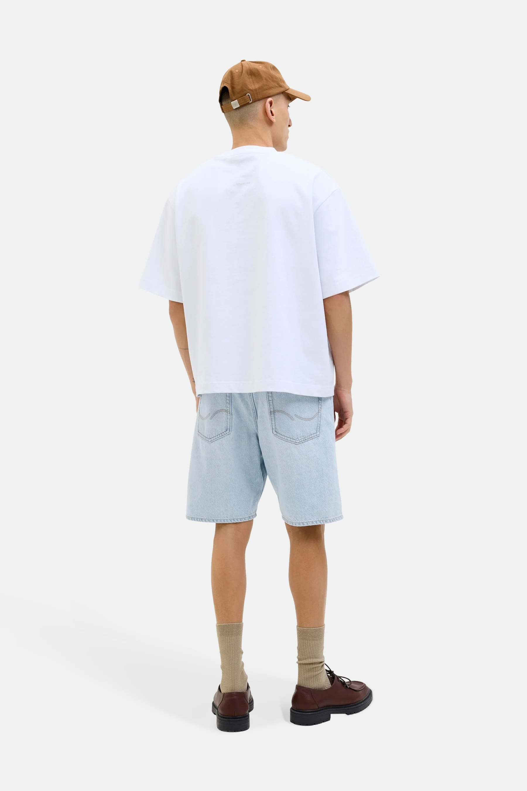 Short - light blue denim - Image 3