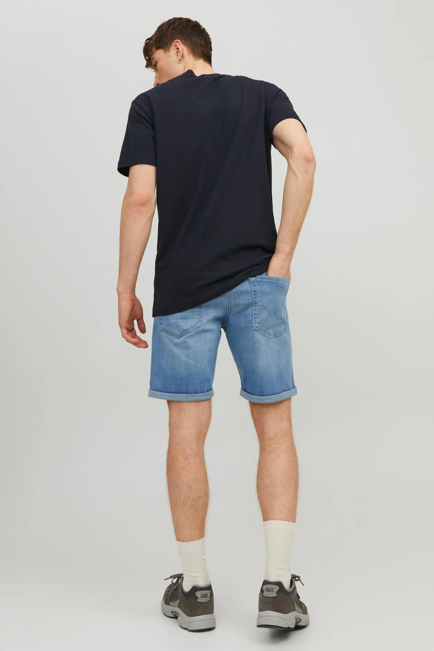 Short - mid blue denim - Image 3