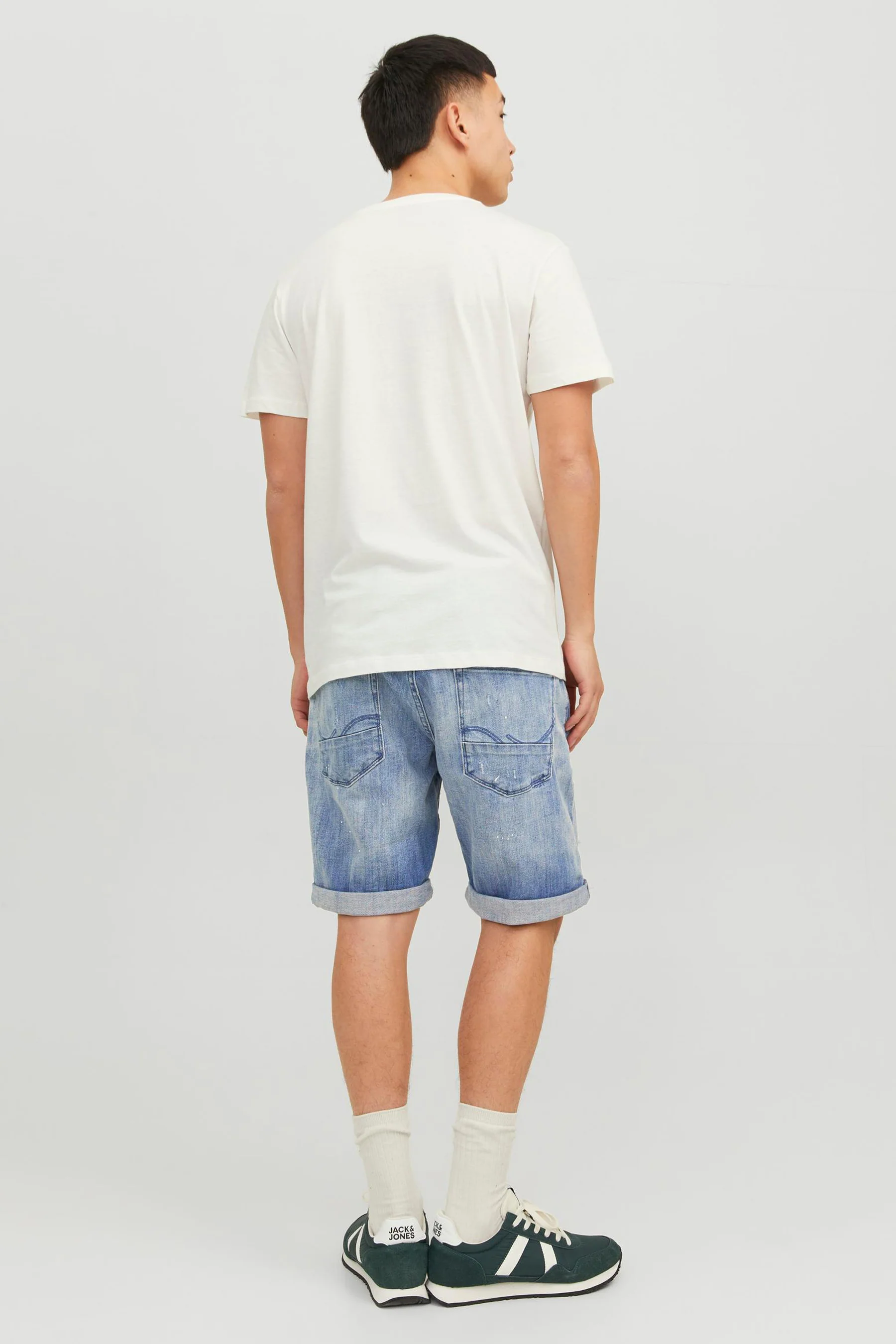 Short - mid blue denim - Image 3
