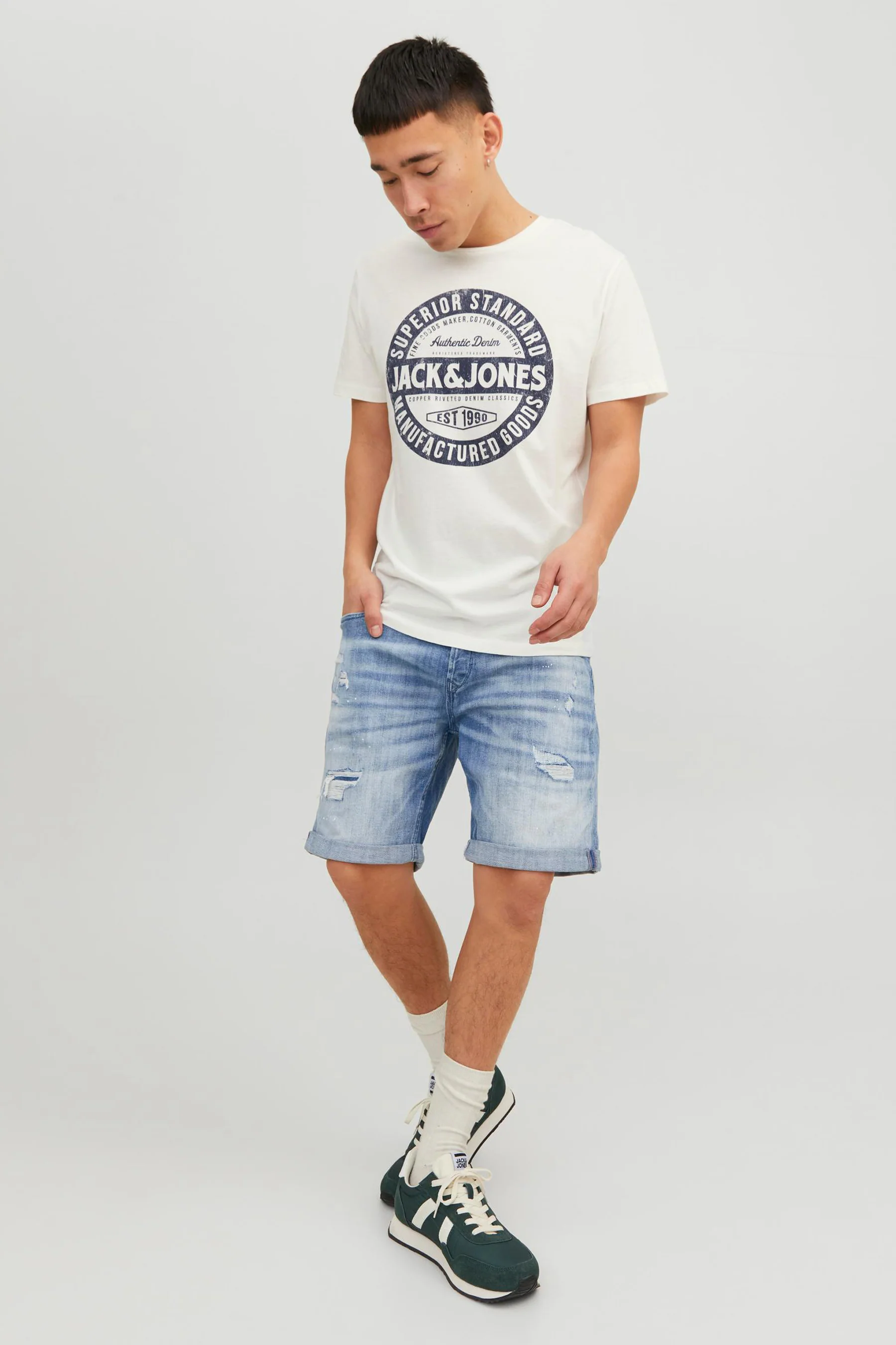 Short - mid blue denim - Image 6