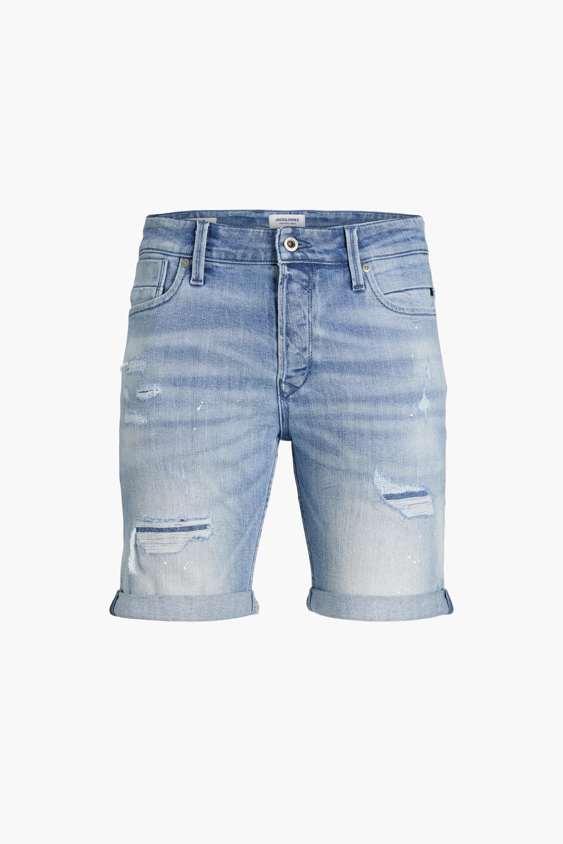 Short - mid blue denim - Image 7