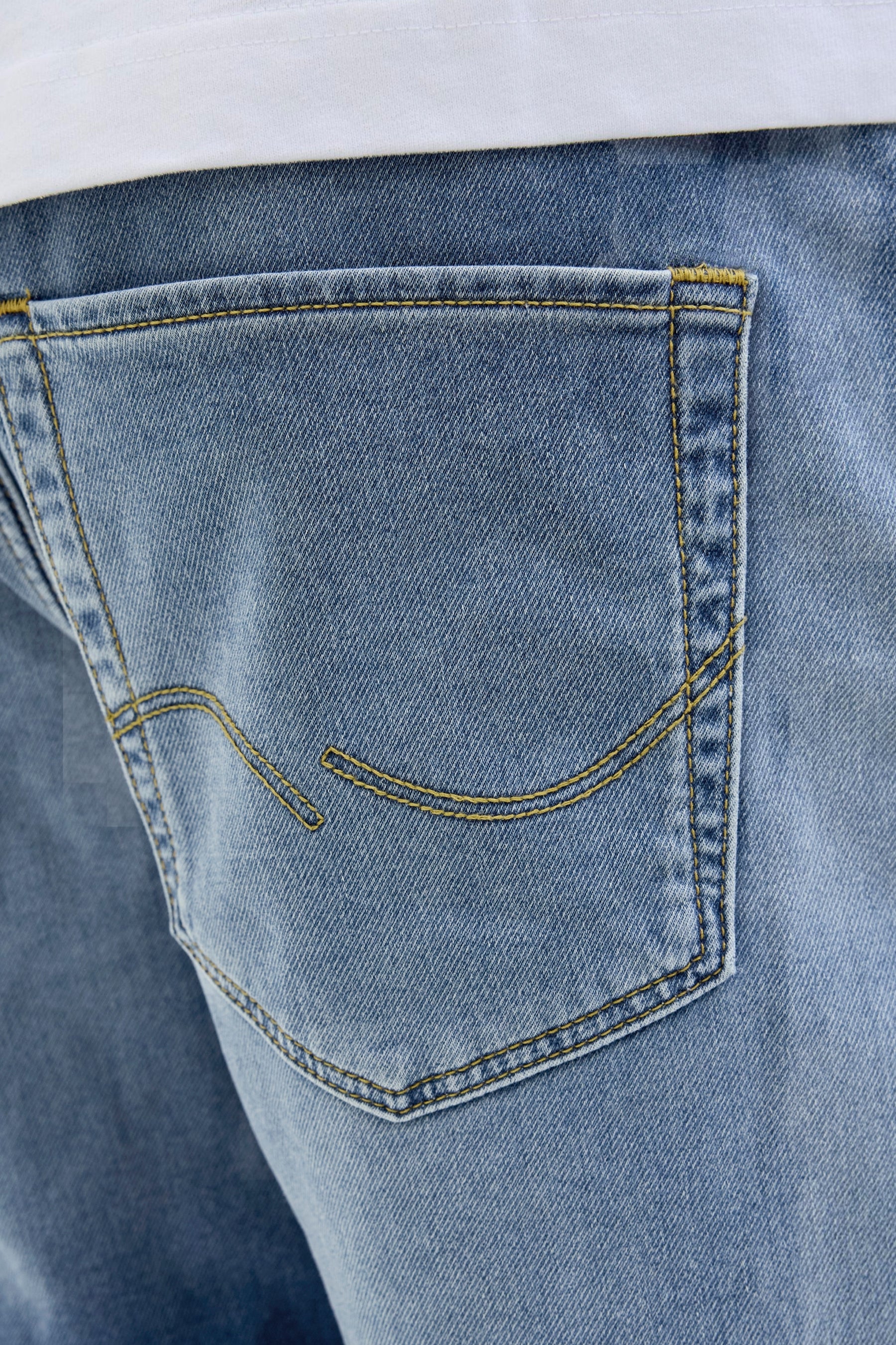 Short - mid blue denim - Image 5
