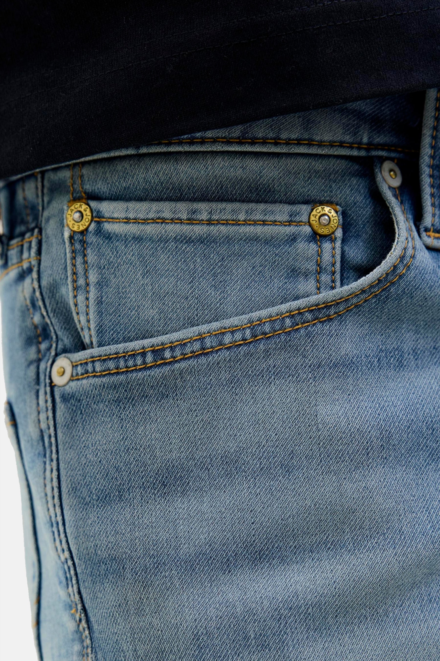 Short - mid blue denim - Image 4