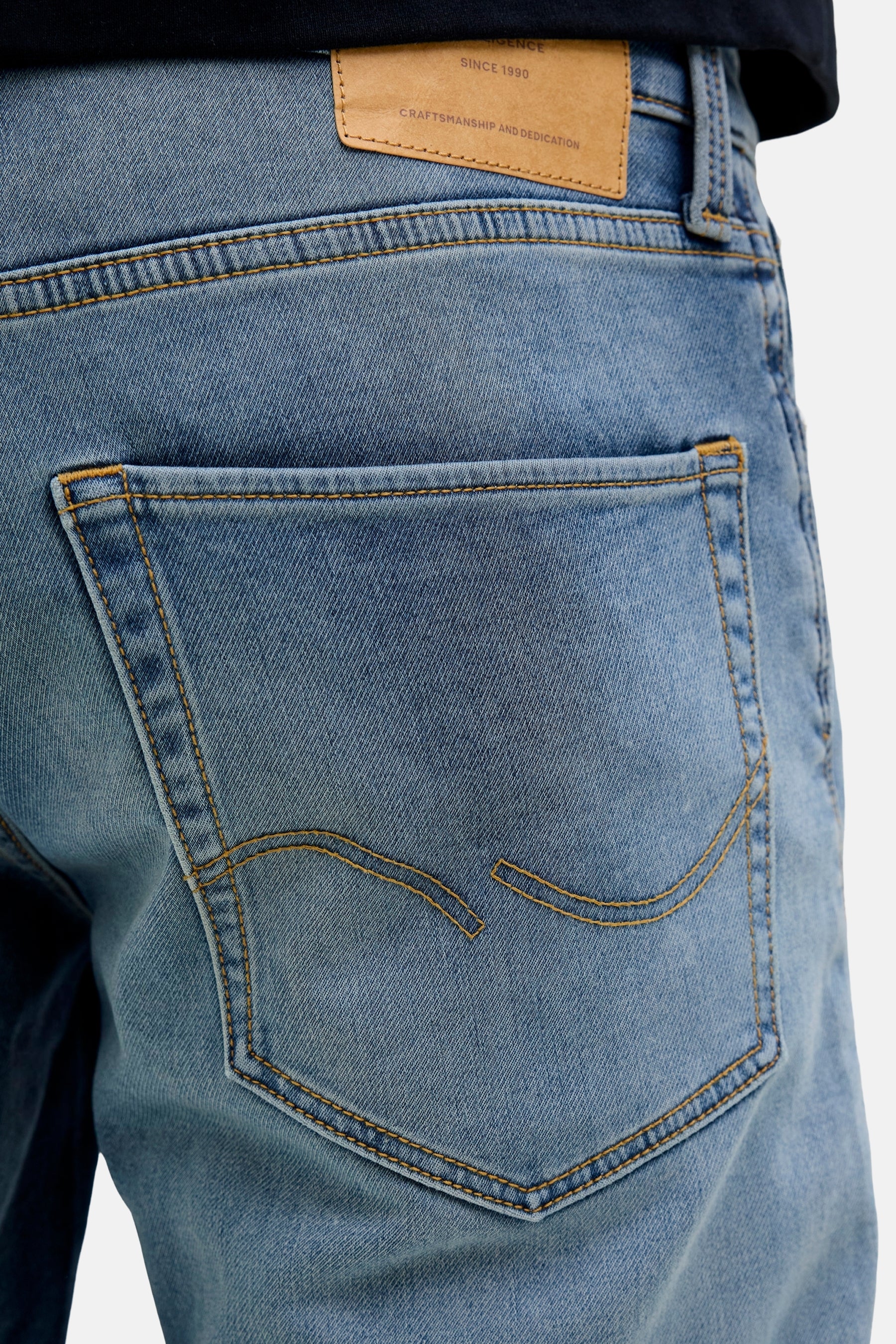 Short - mid blue denim - Image 5