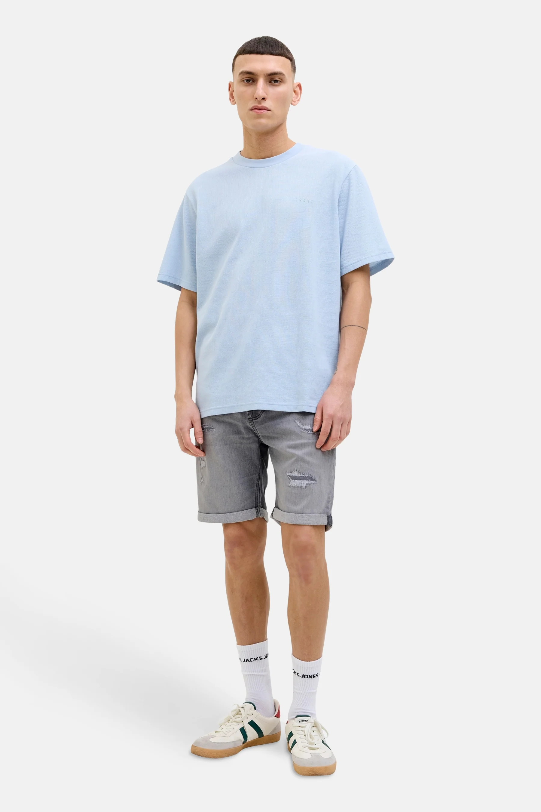 Short - mid grey denim - Image 2