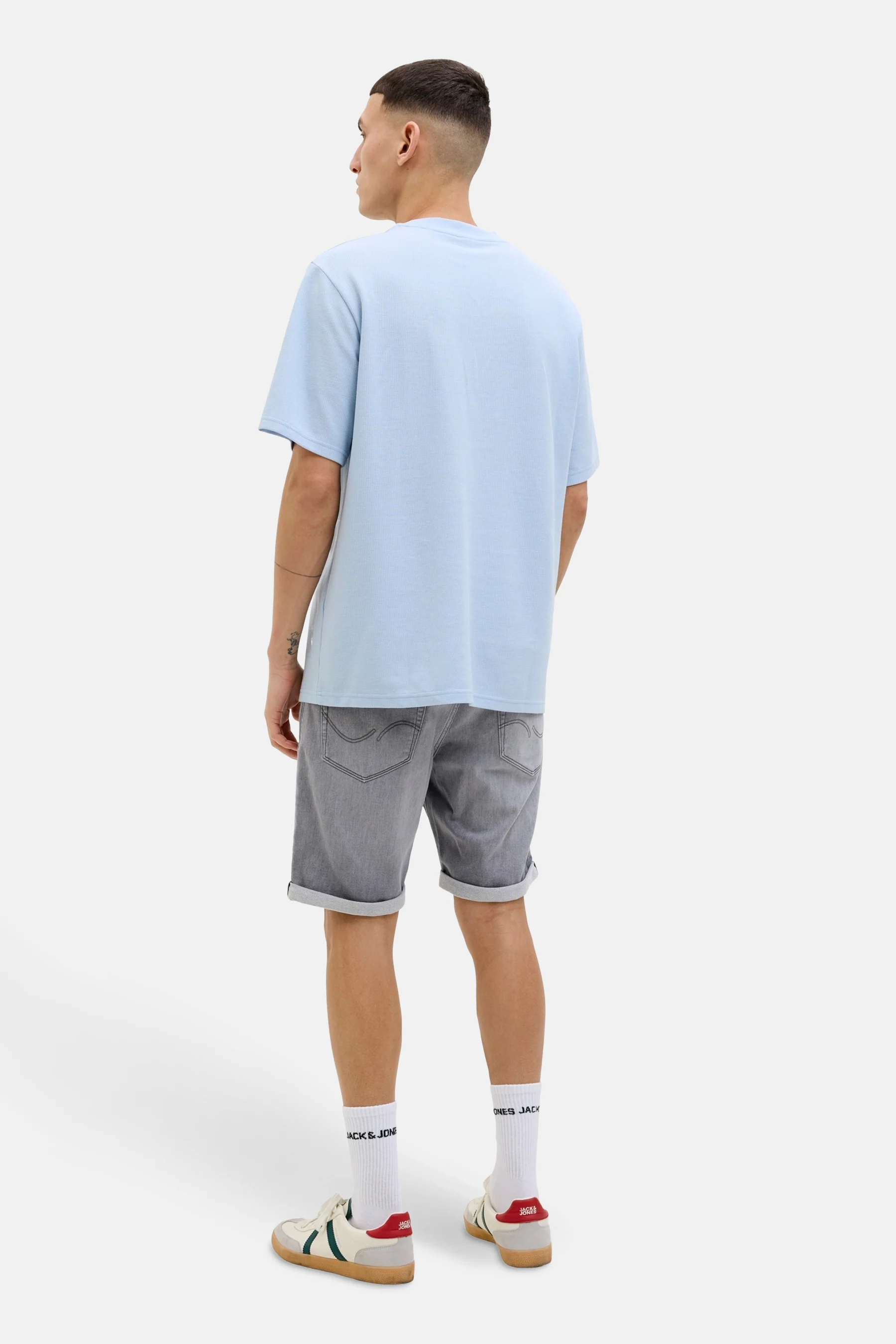 Short - mid grey denim - Image 3