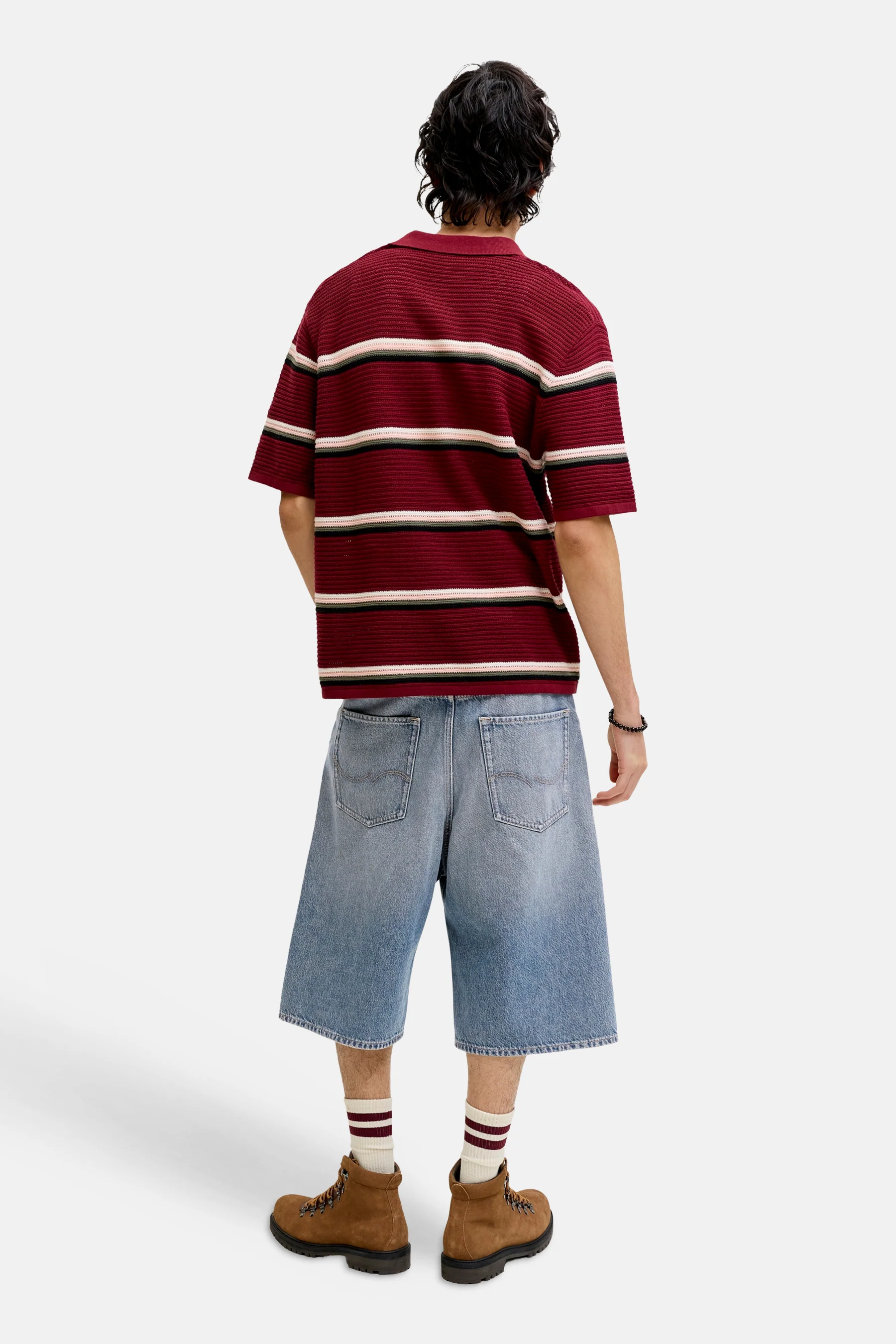 Short - mid blue denim - Image 3