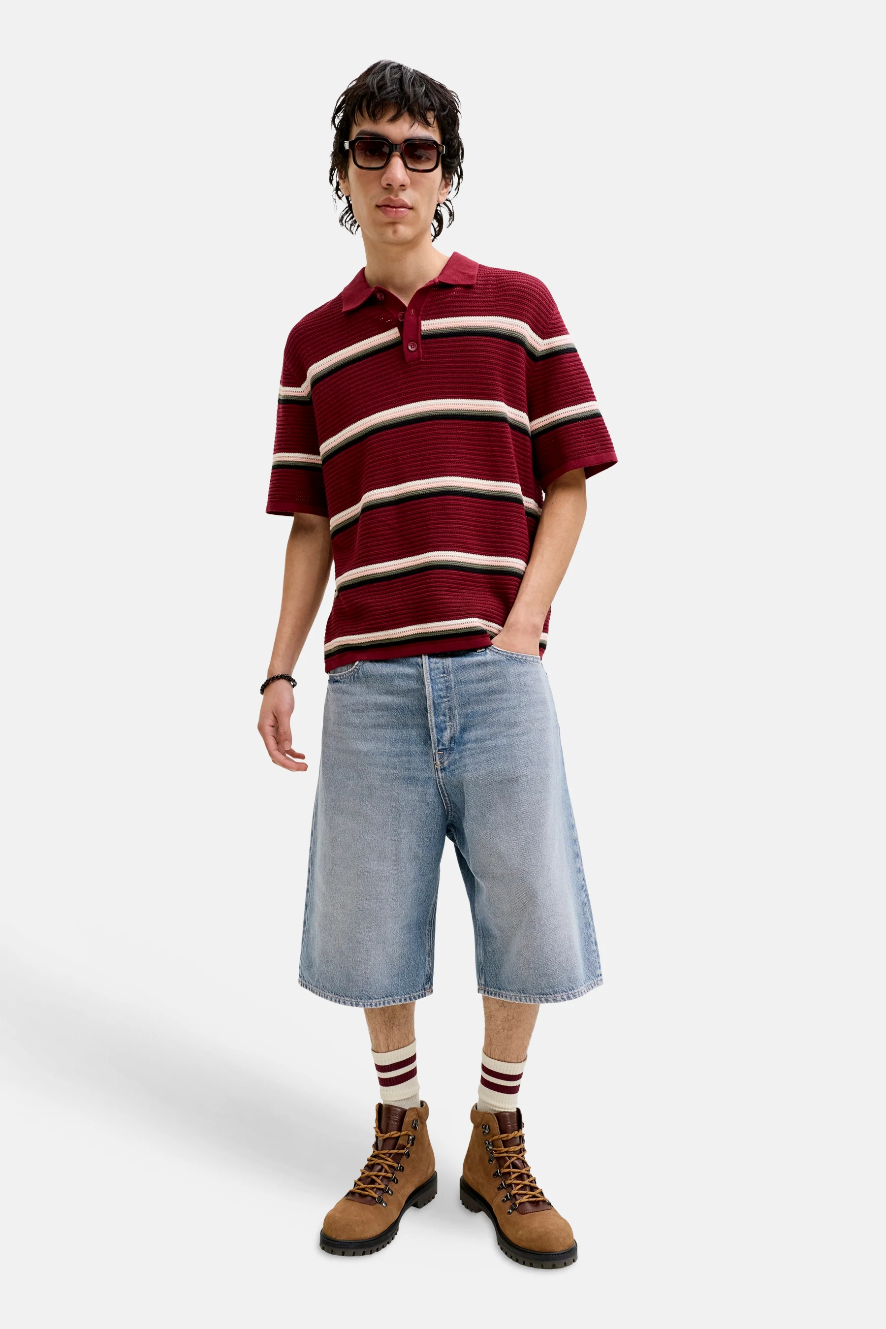 Short - mid blue denim - Image 5