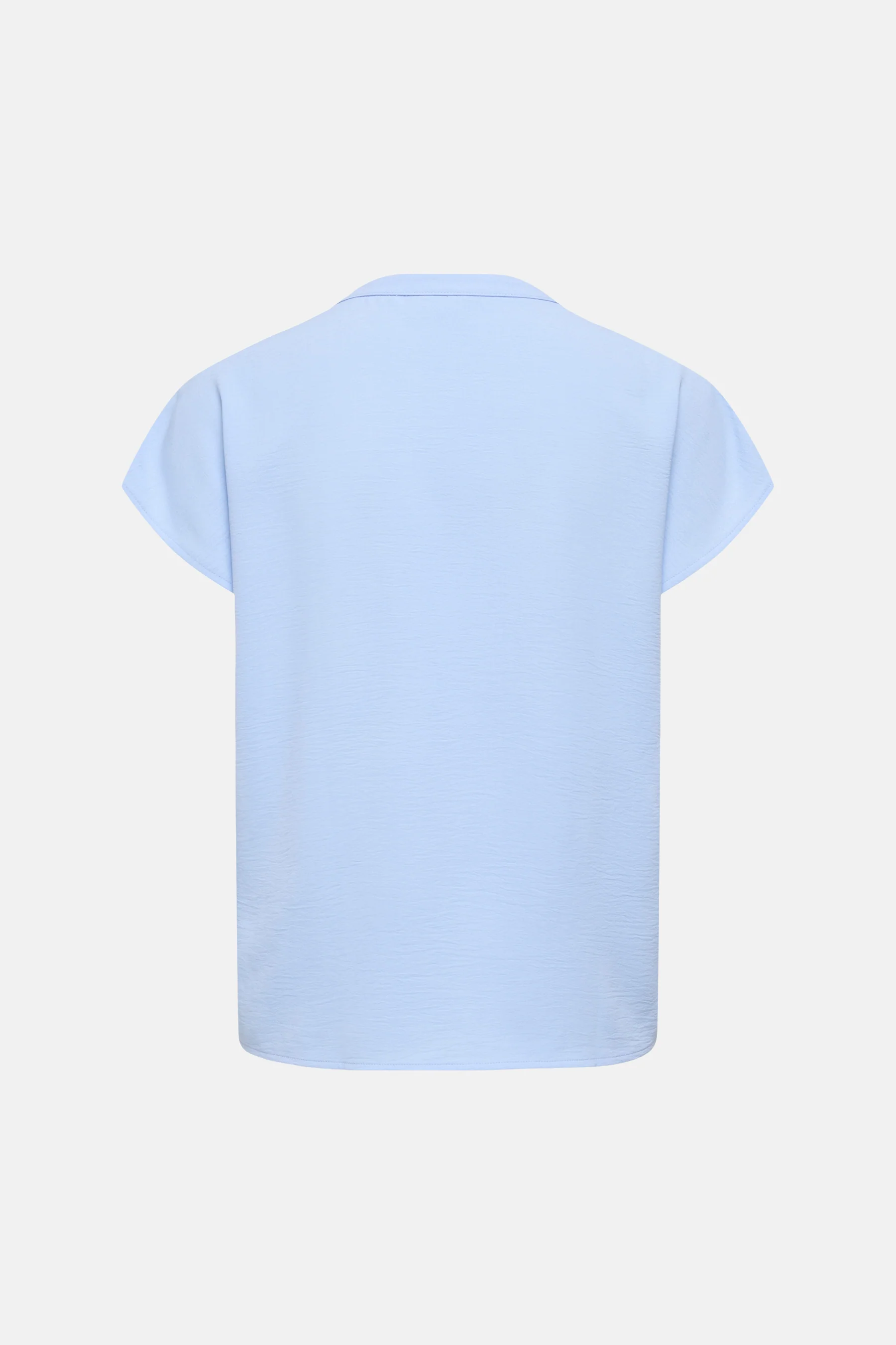 Blouse met korte mouwen - blauw - Image 5