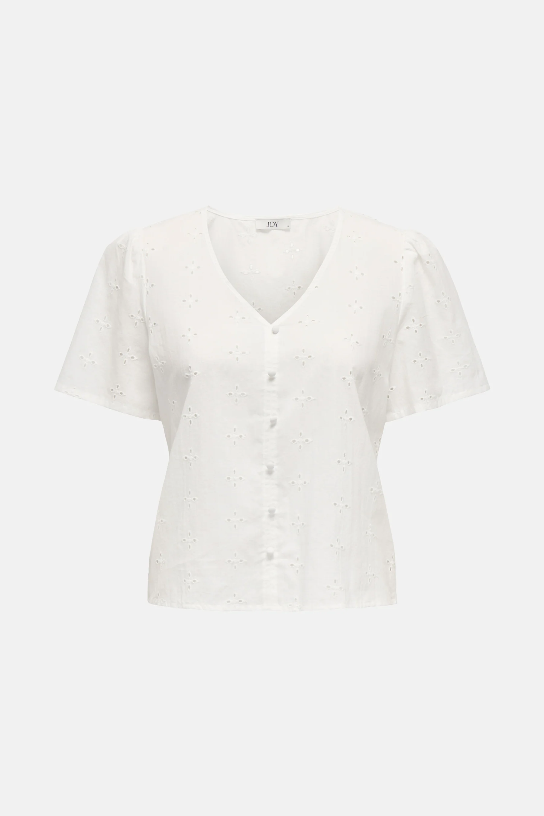 Blouse met korte mouwen - Wit - Image 6