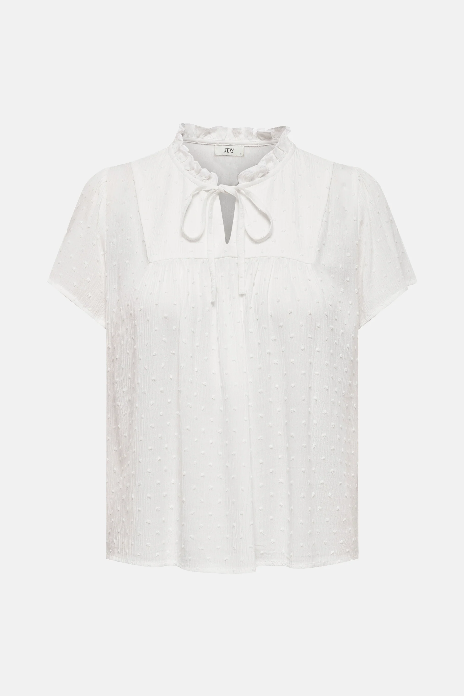 Blouse met korte mouwen - wit - Image 4