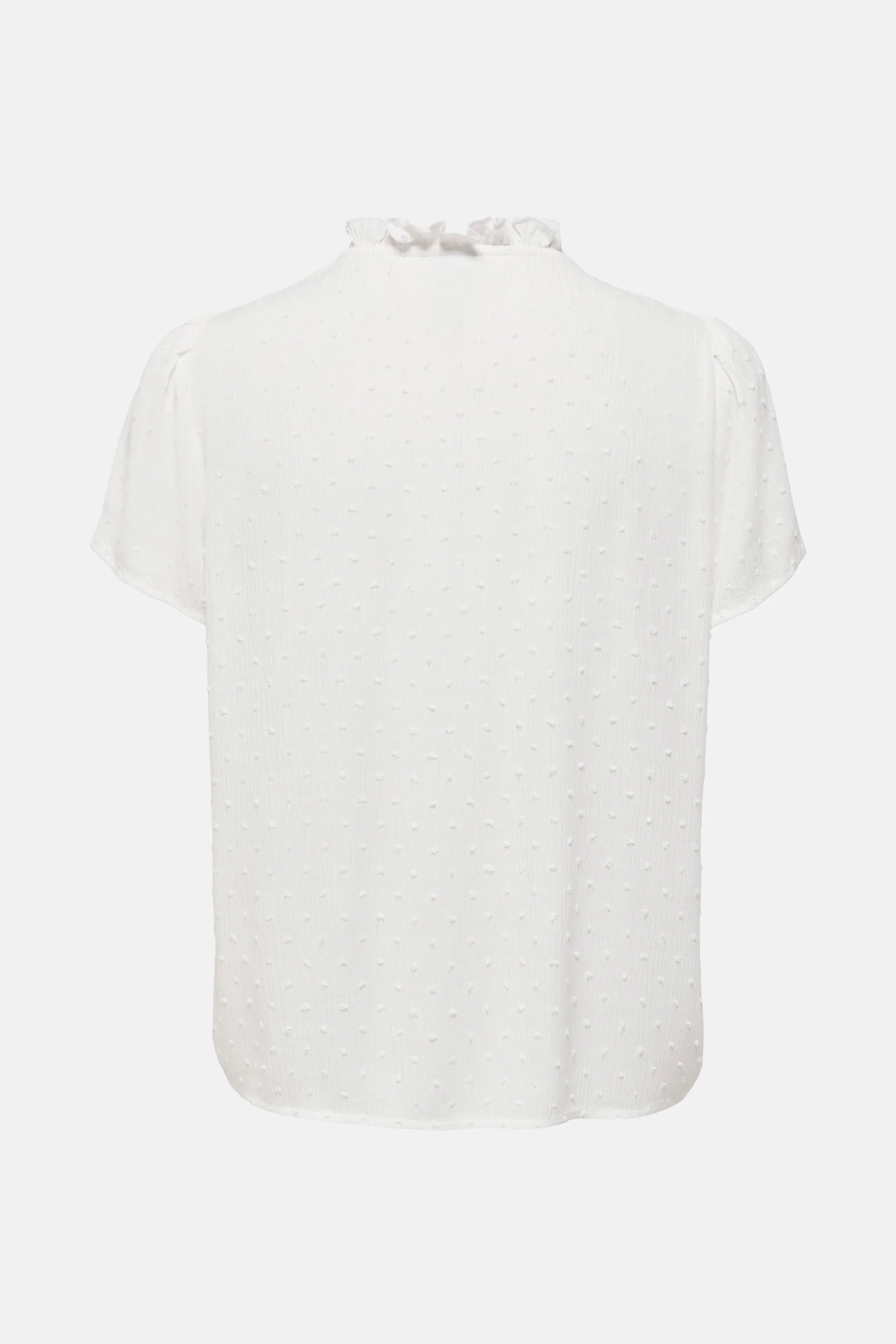 Blouse met korte mouwen - wit - Image 5