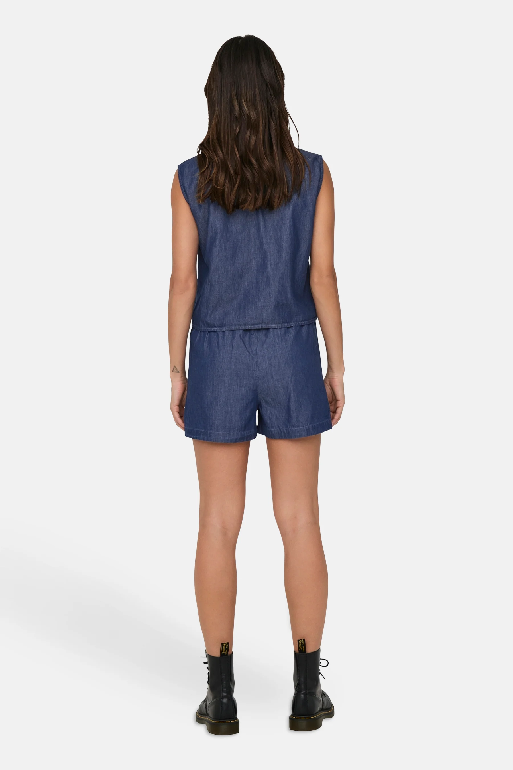 Blouse - mid blue denim - Image 3