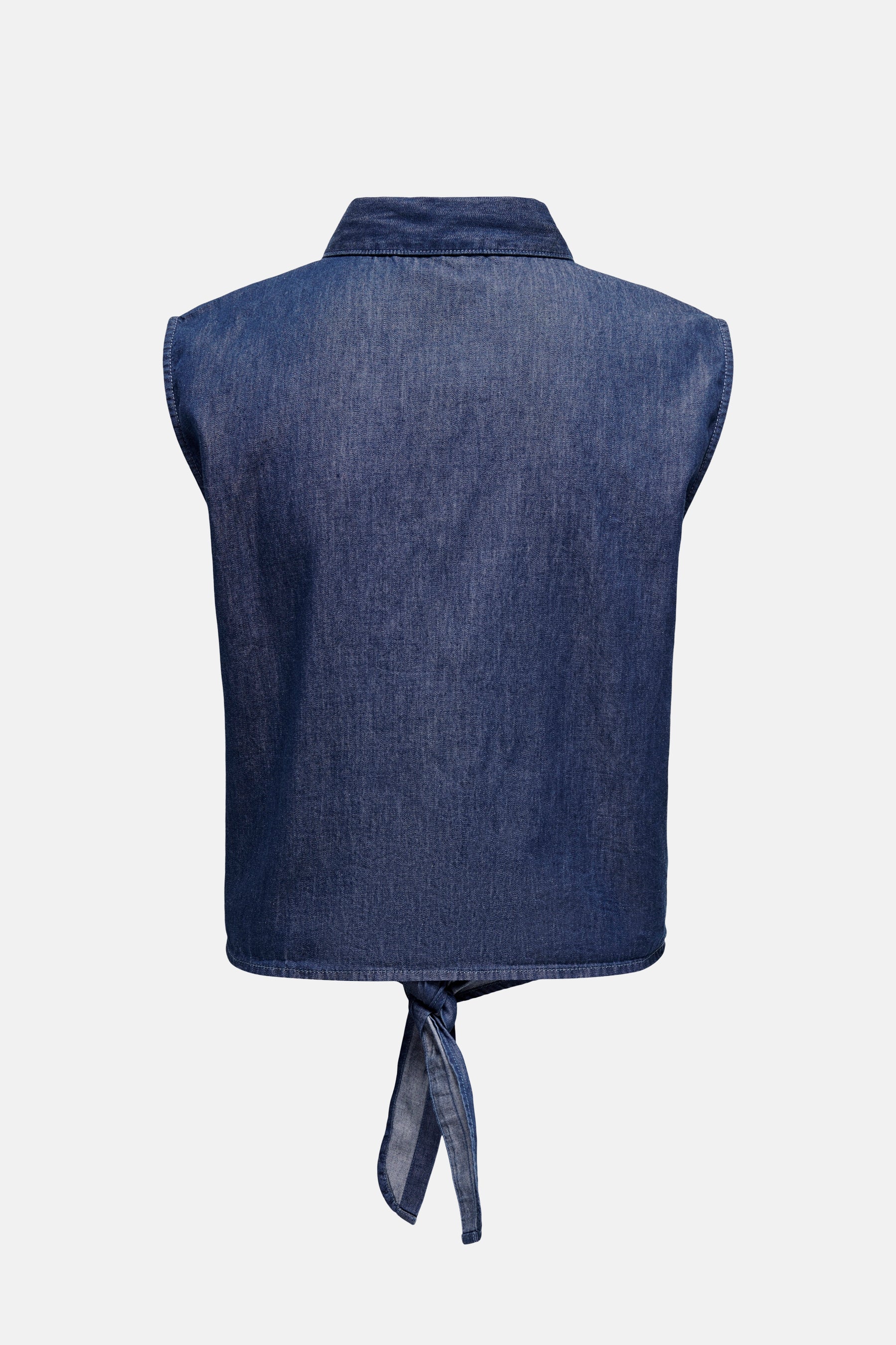 Blouse - mid blue denim - Image 7