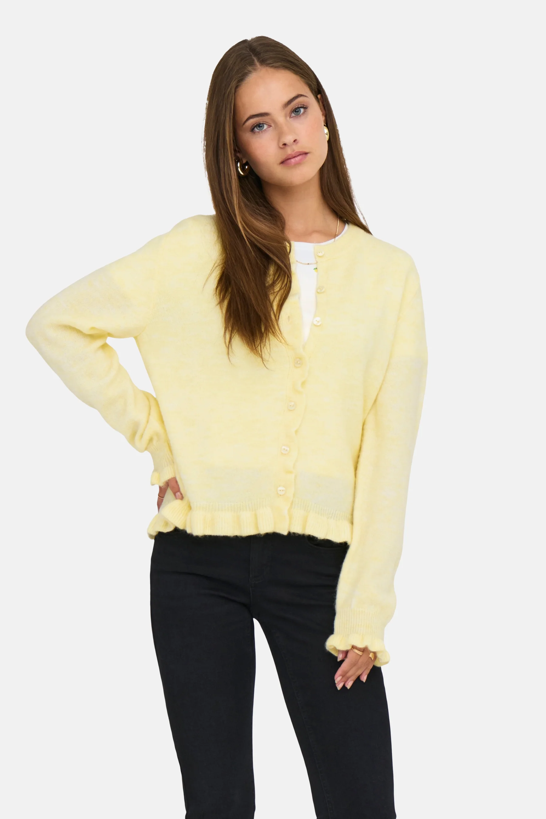 Cardigan - geel