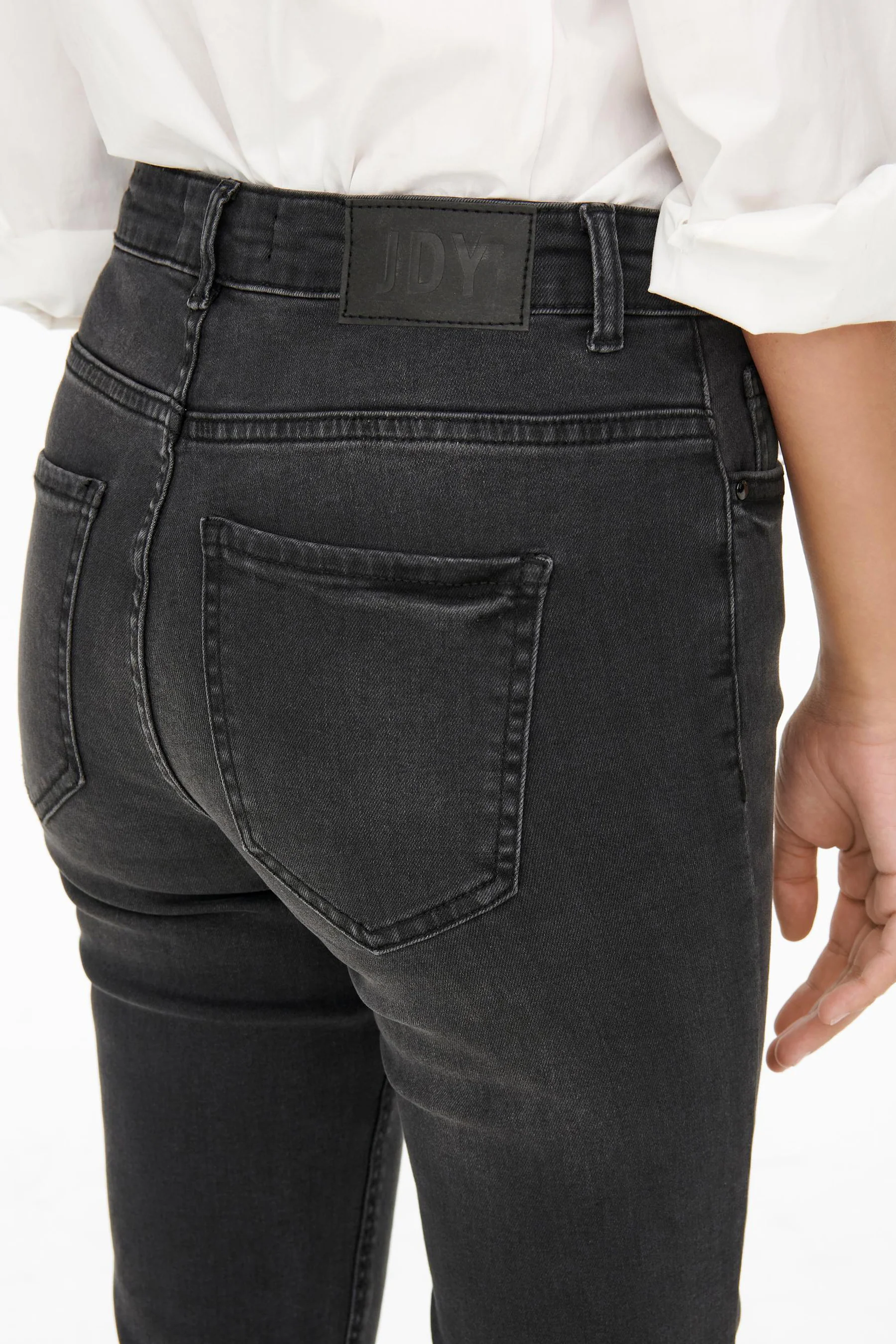 Skinny jeans - black denim - Image 4