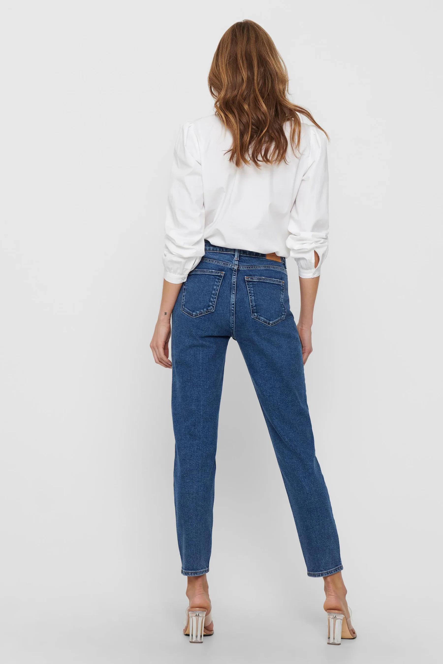Straight jeans - mid blue denim - Image 3