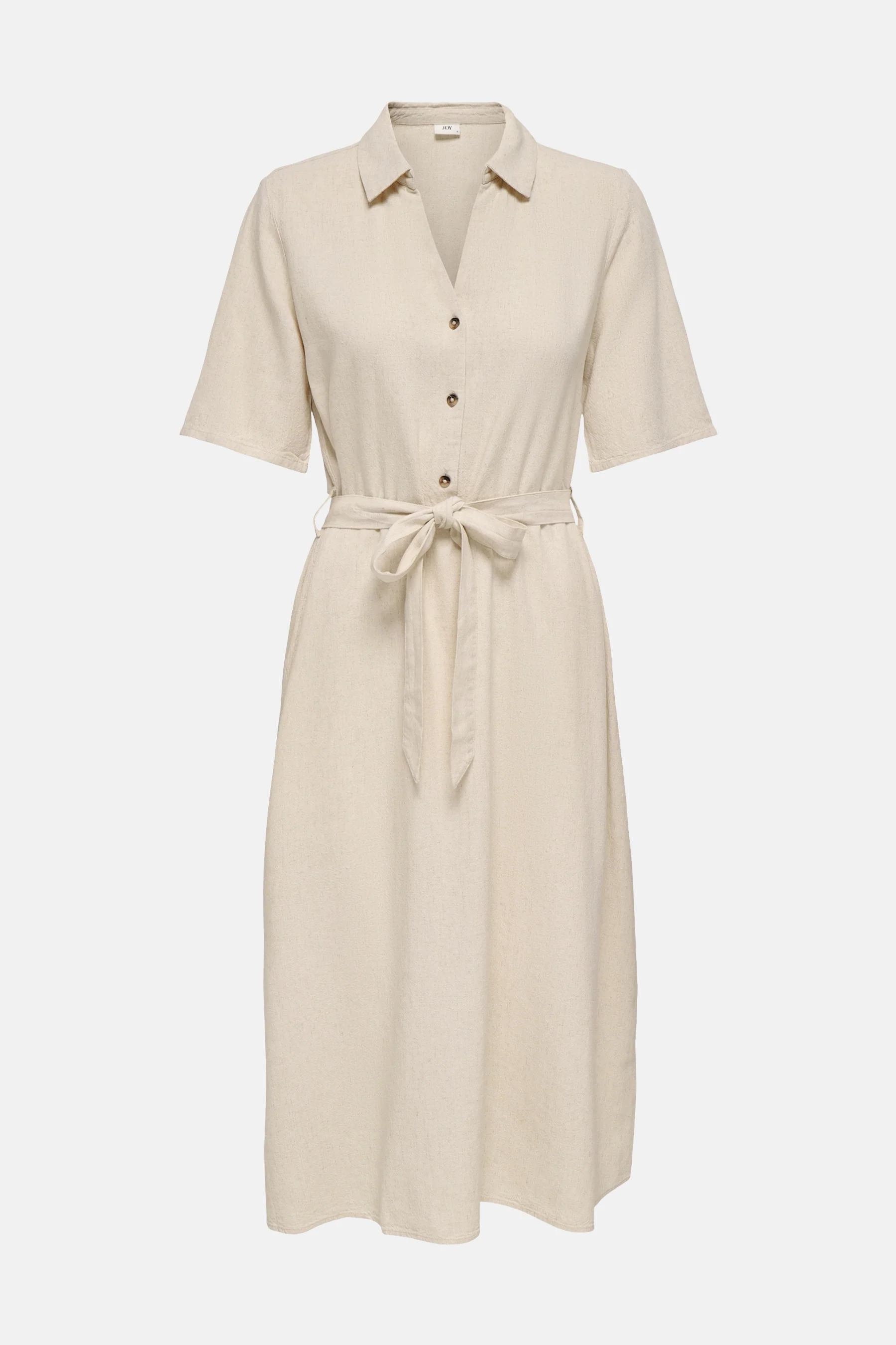 Kleedje met korte mouwen - beige - Image 10