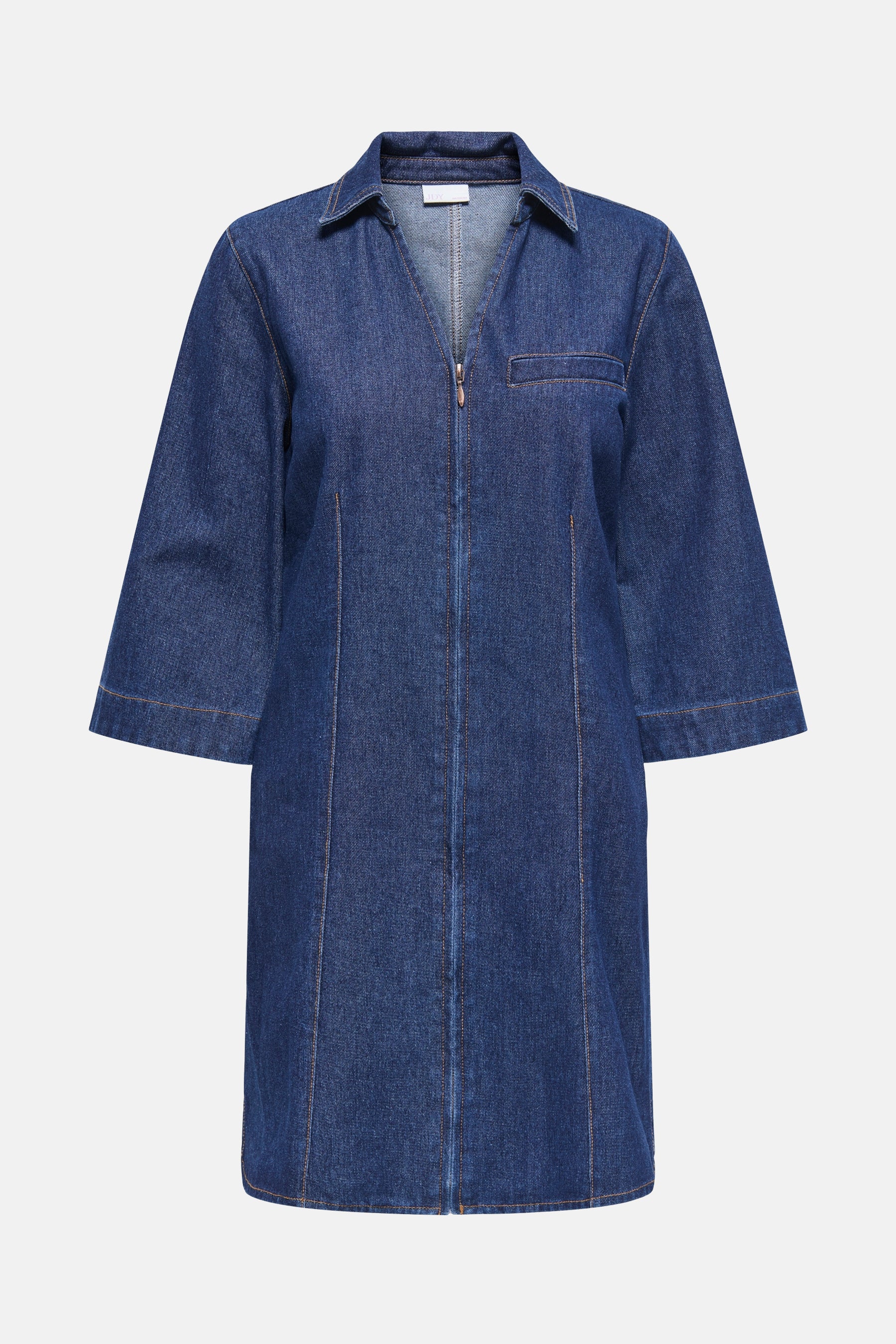 Kleedje met korte mouwen - dark blue denim
