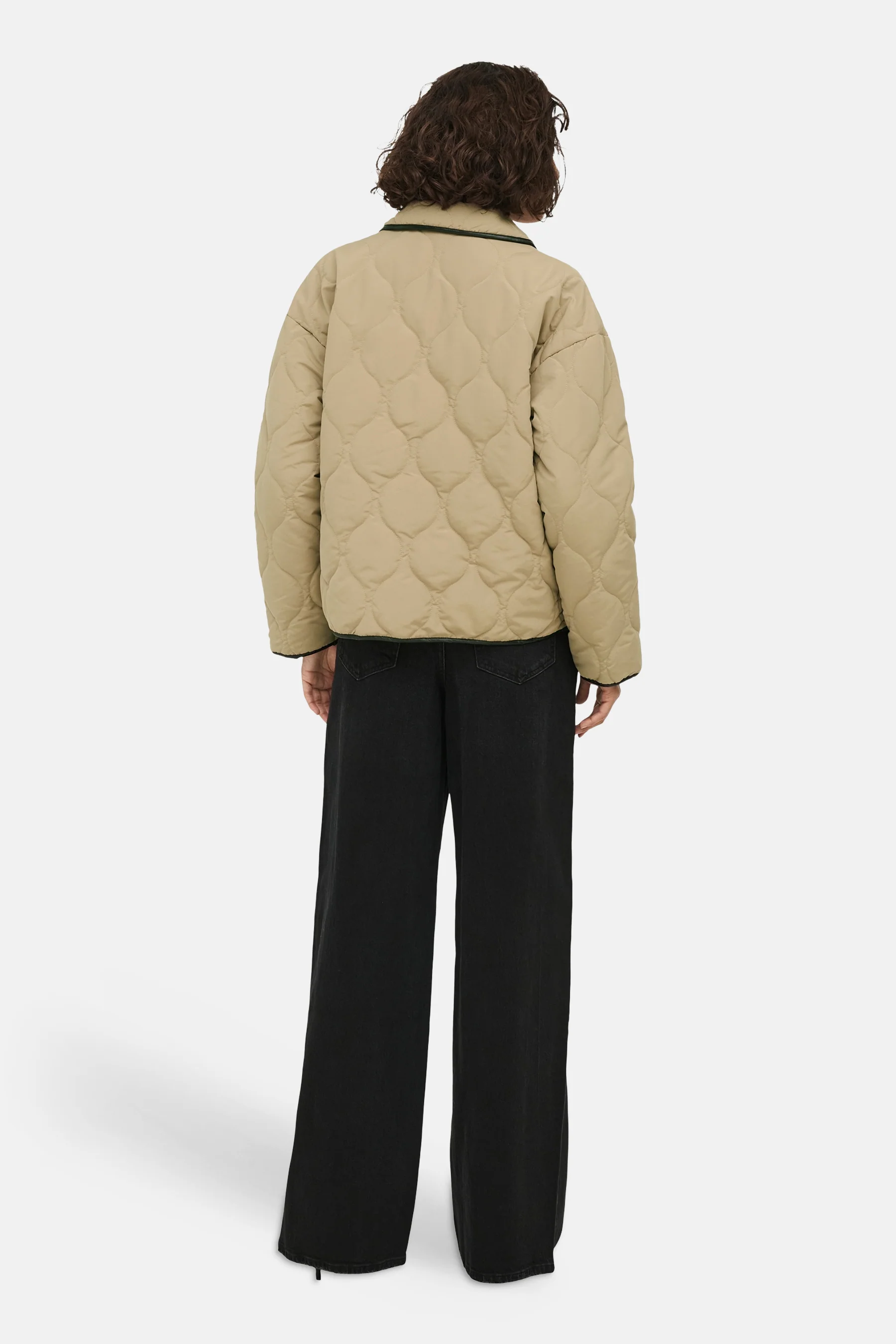 Korte jas - beige - Image 3