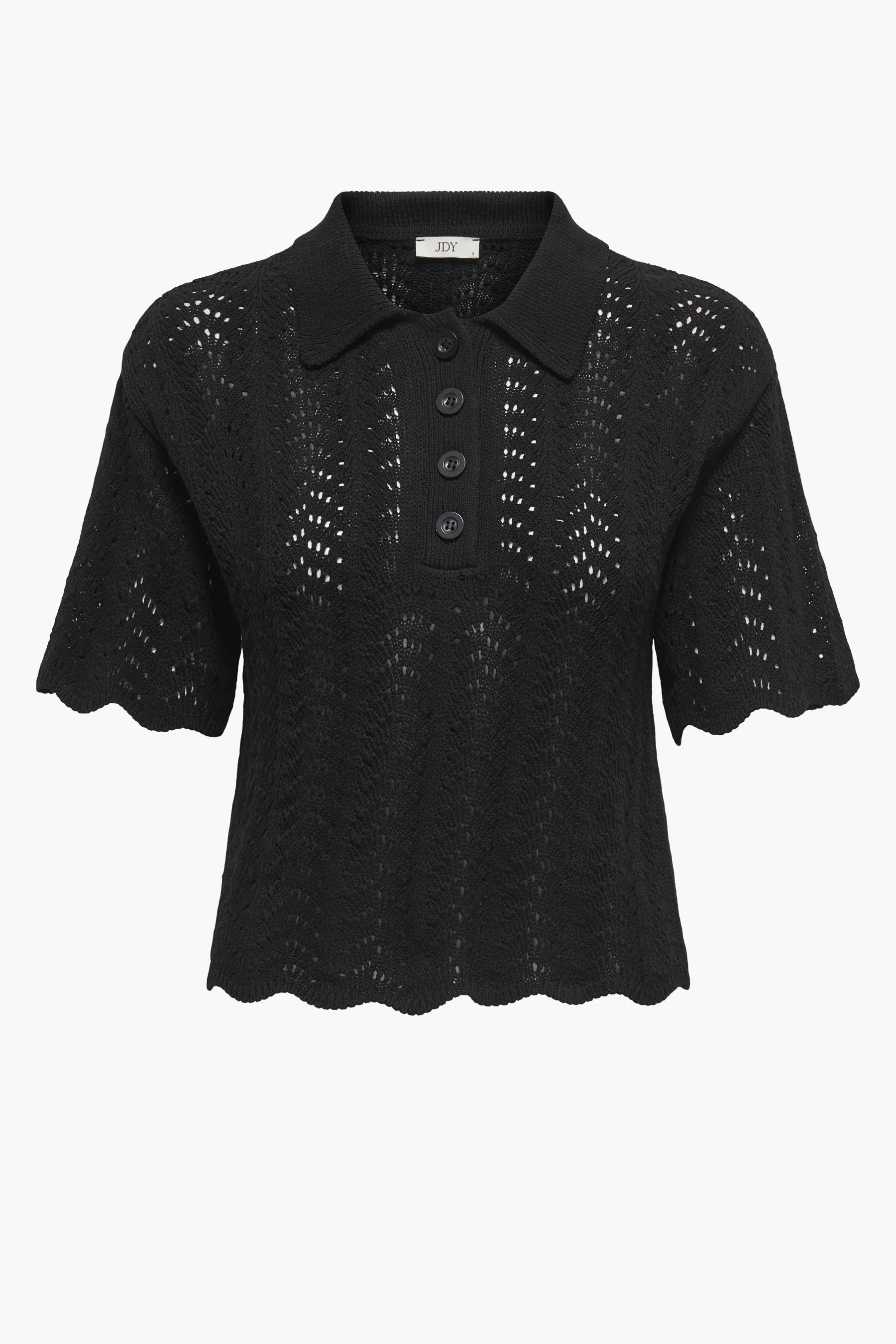 Polo met korte mouwen - zwart