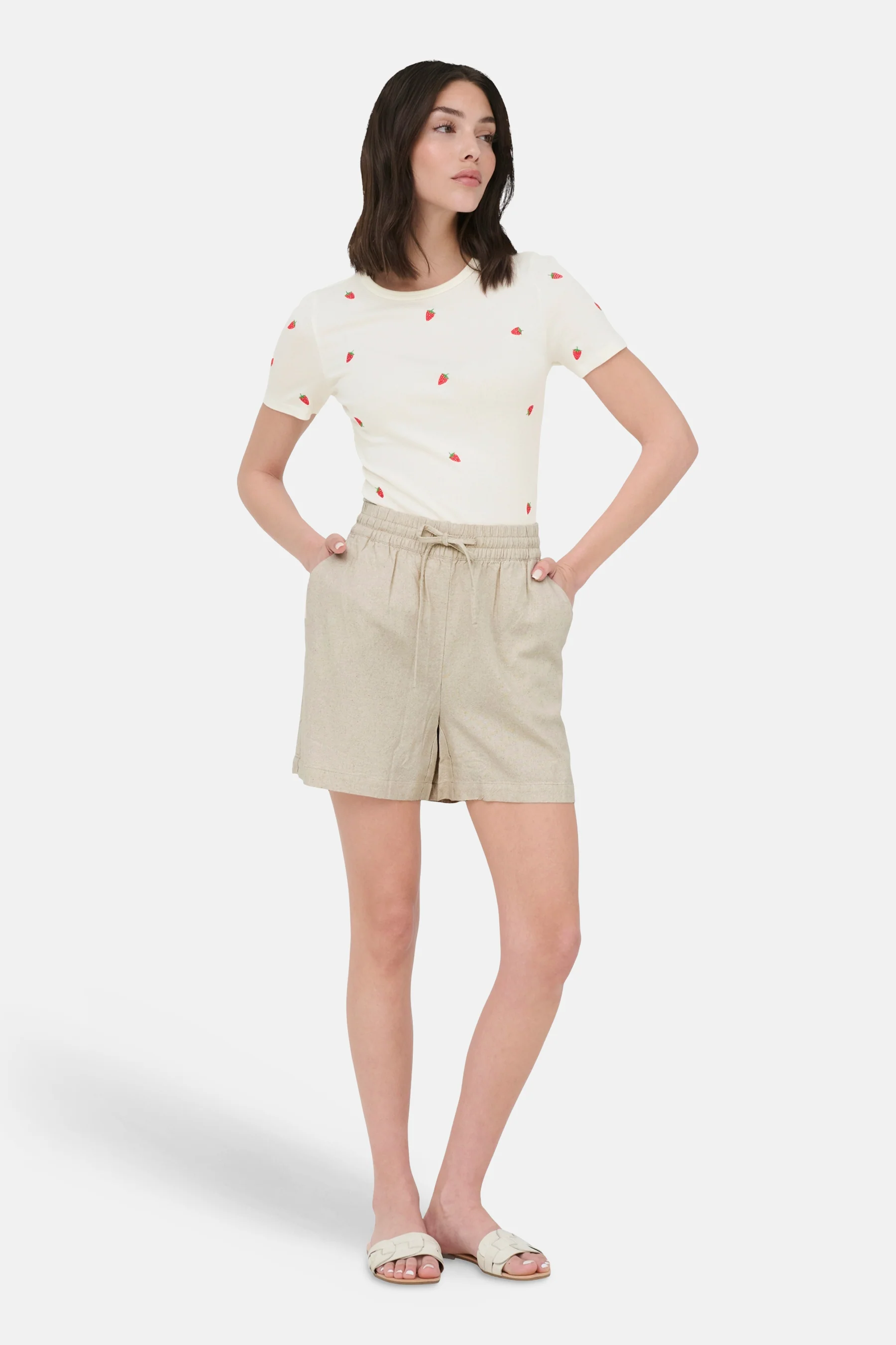 Short - beige - Image 2