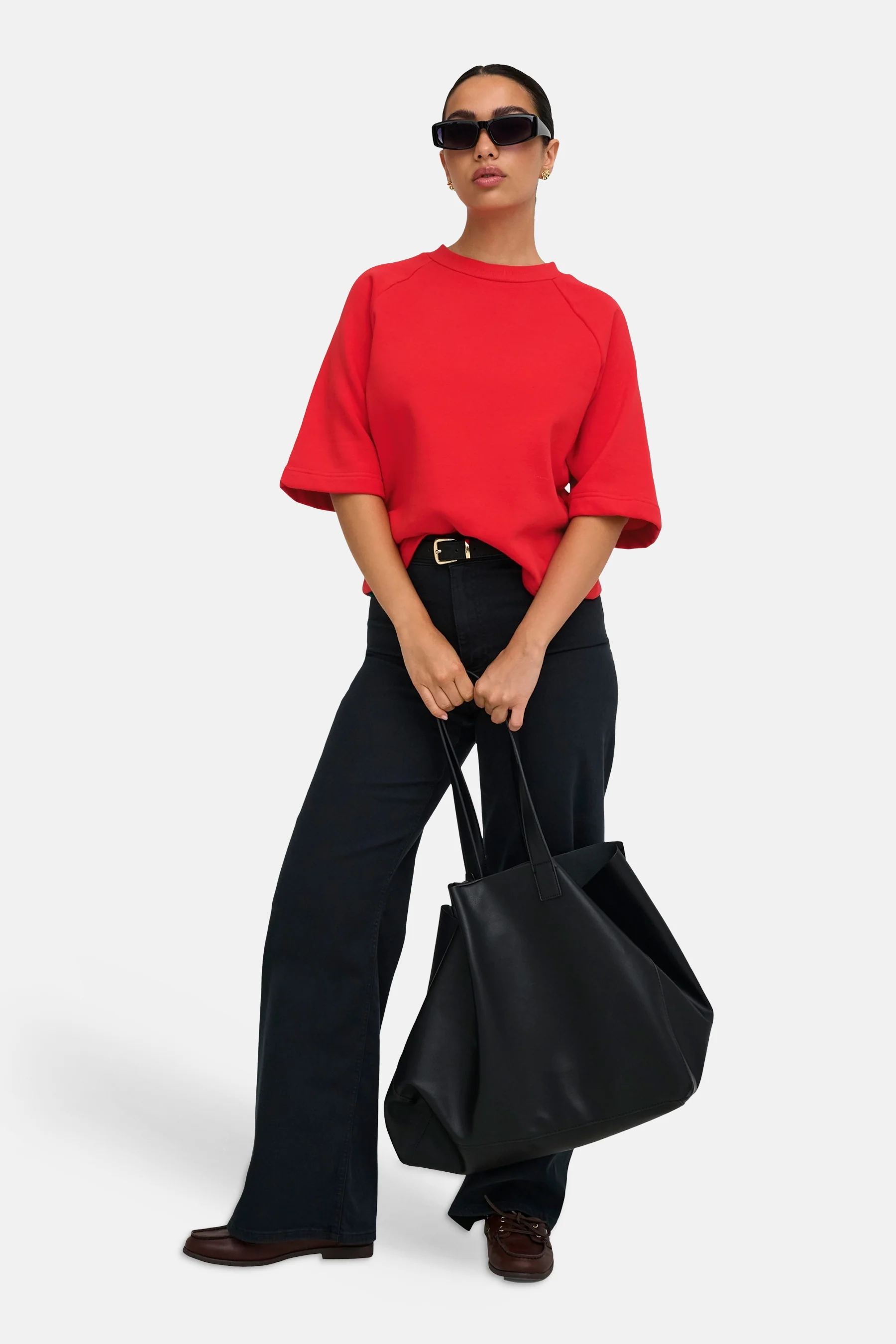 Sweater O hals - rood - Image 2