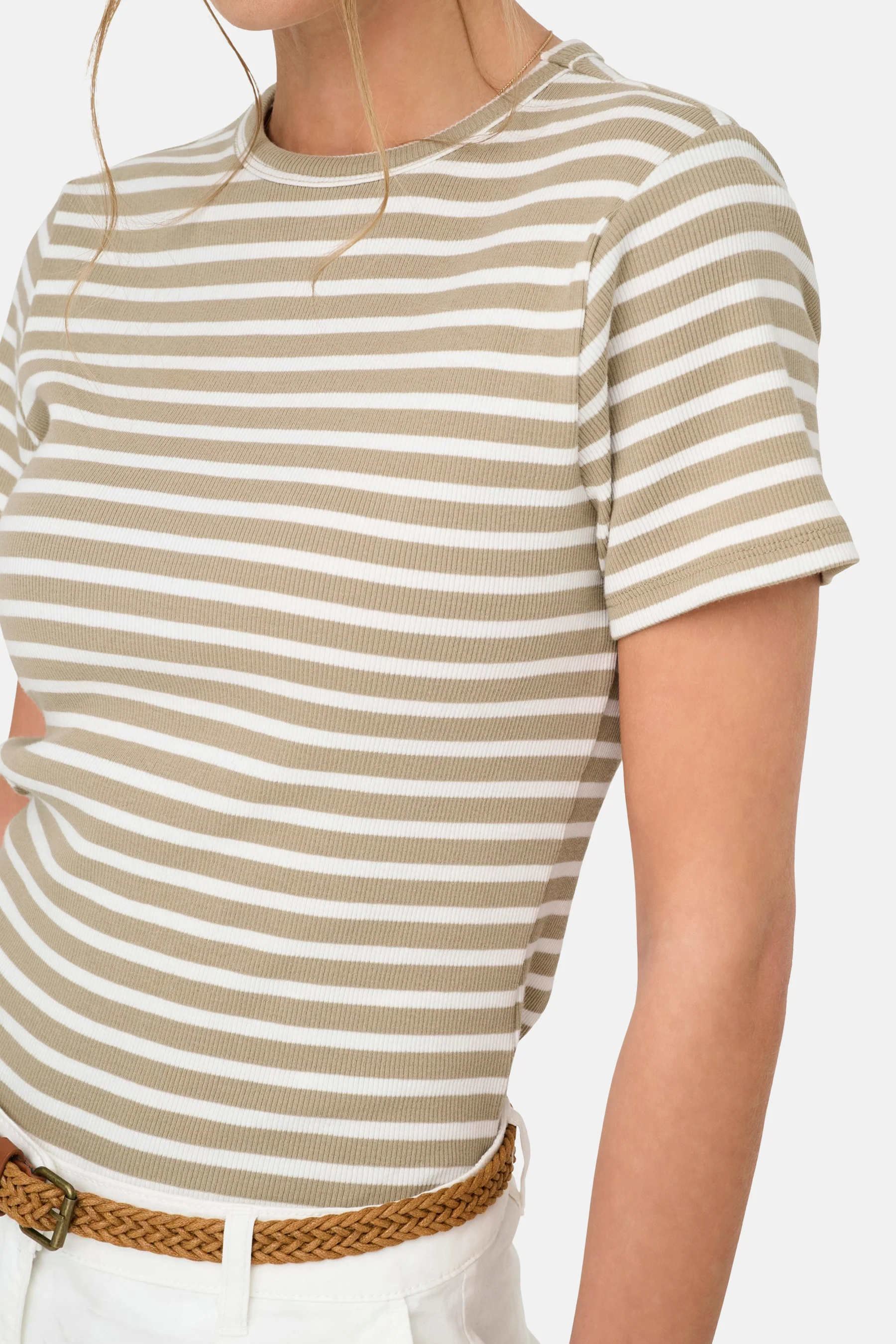 T-shirt met korte mouwen - beige - Image 9