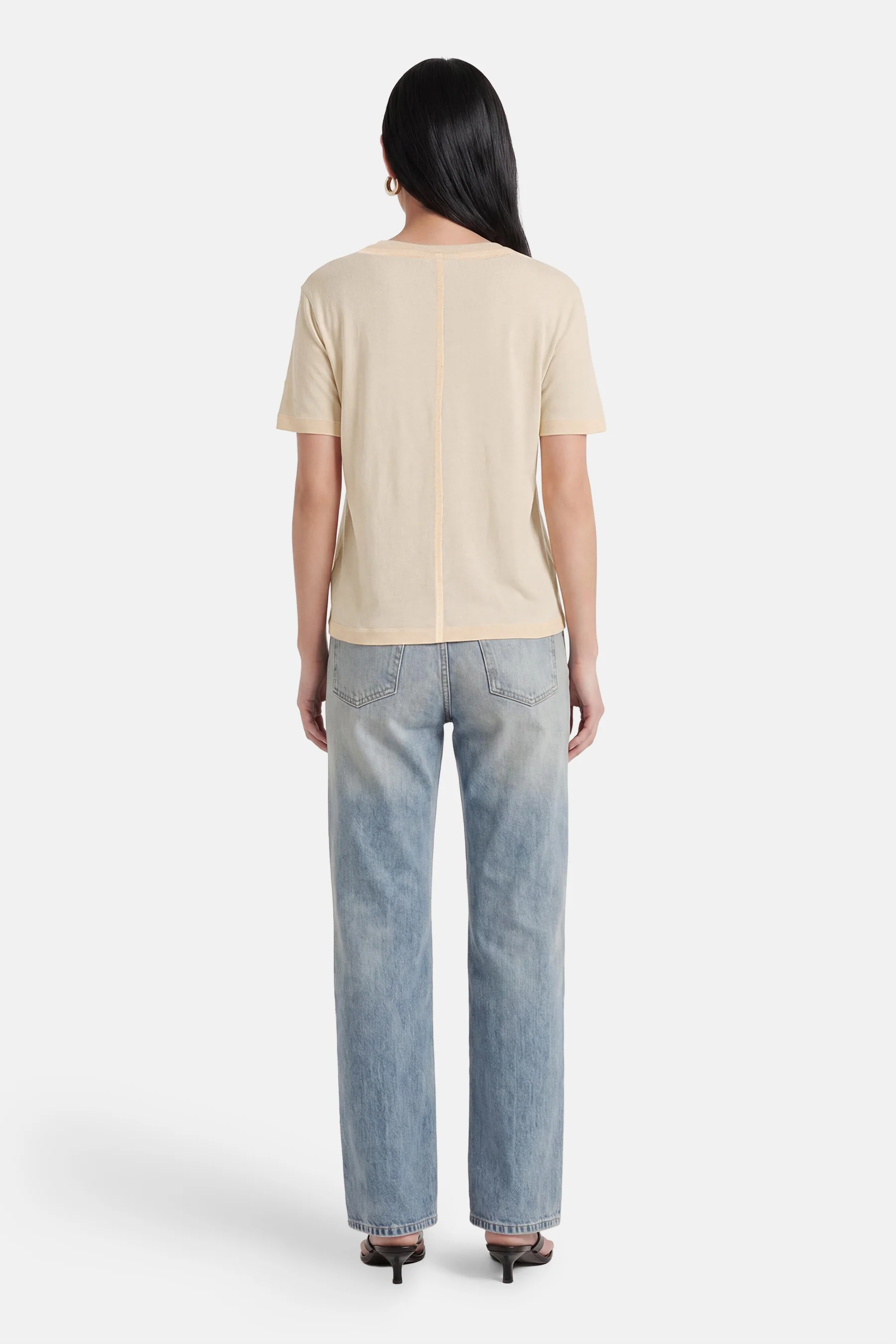 T-shirt met korte mouwen - ecru - Image 3