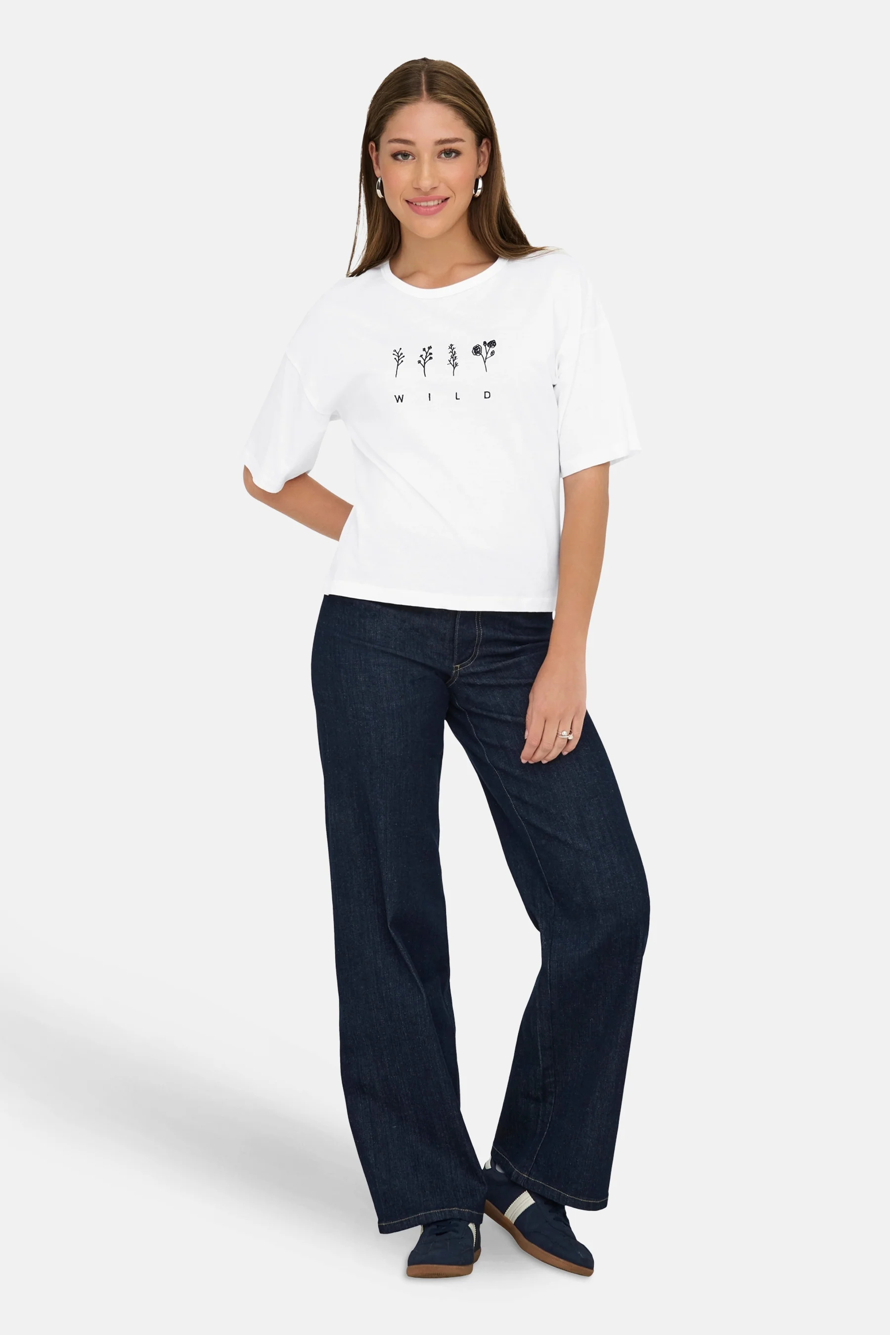T-shirt met korte mouwen - wit - Image 2