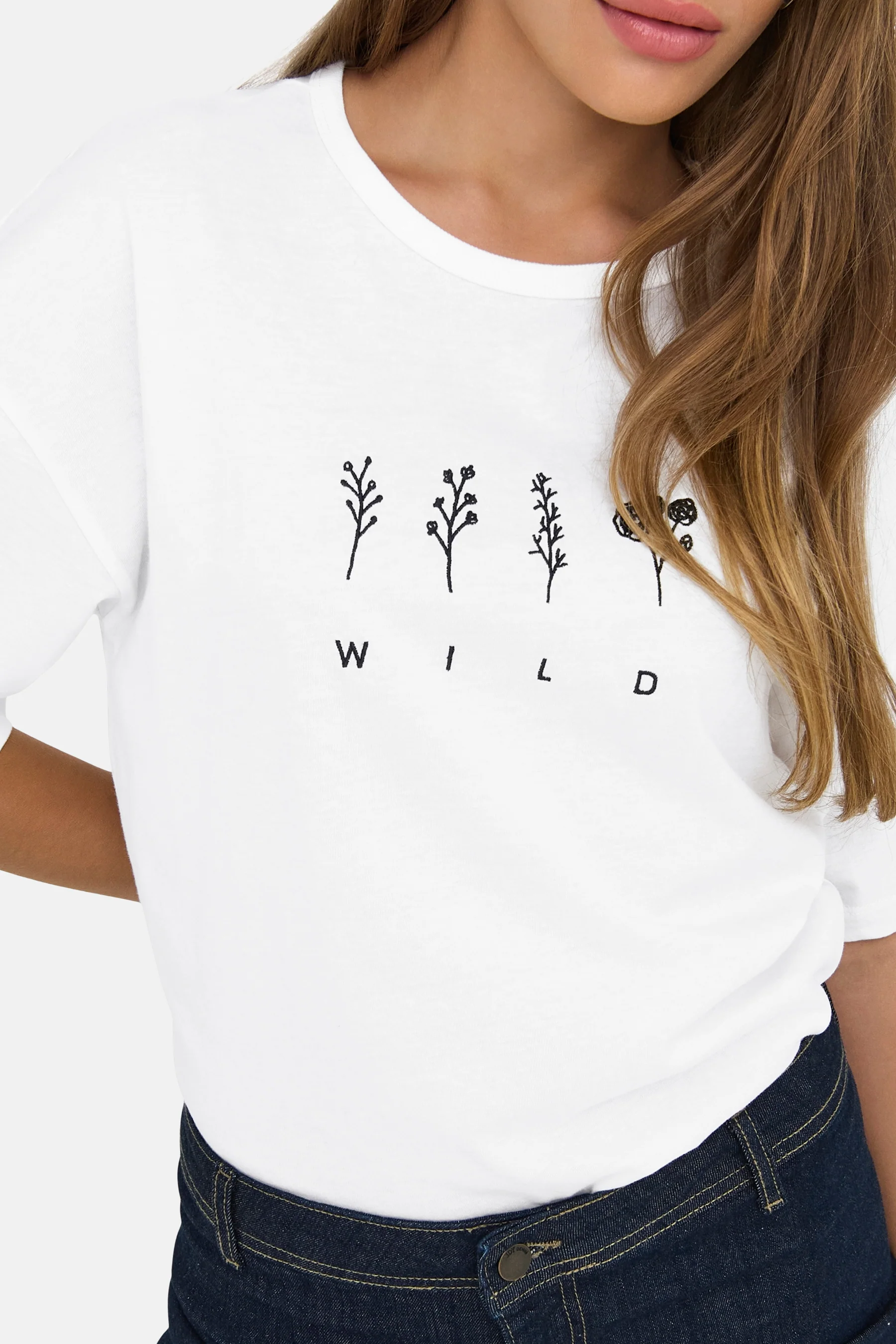 T-shirt met korte mouwen - wit - Image 5