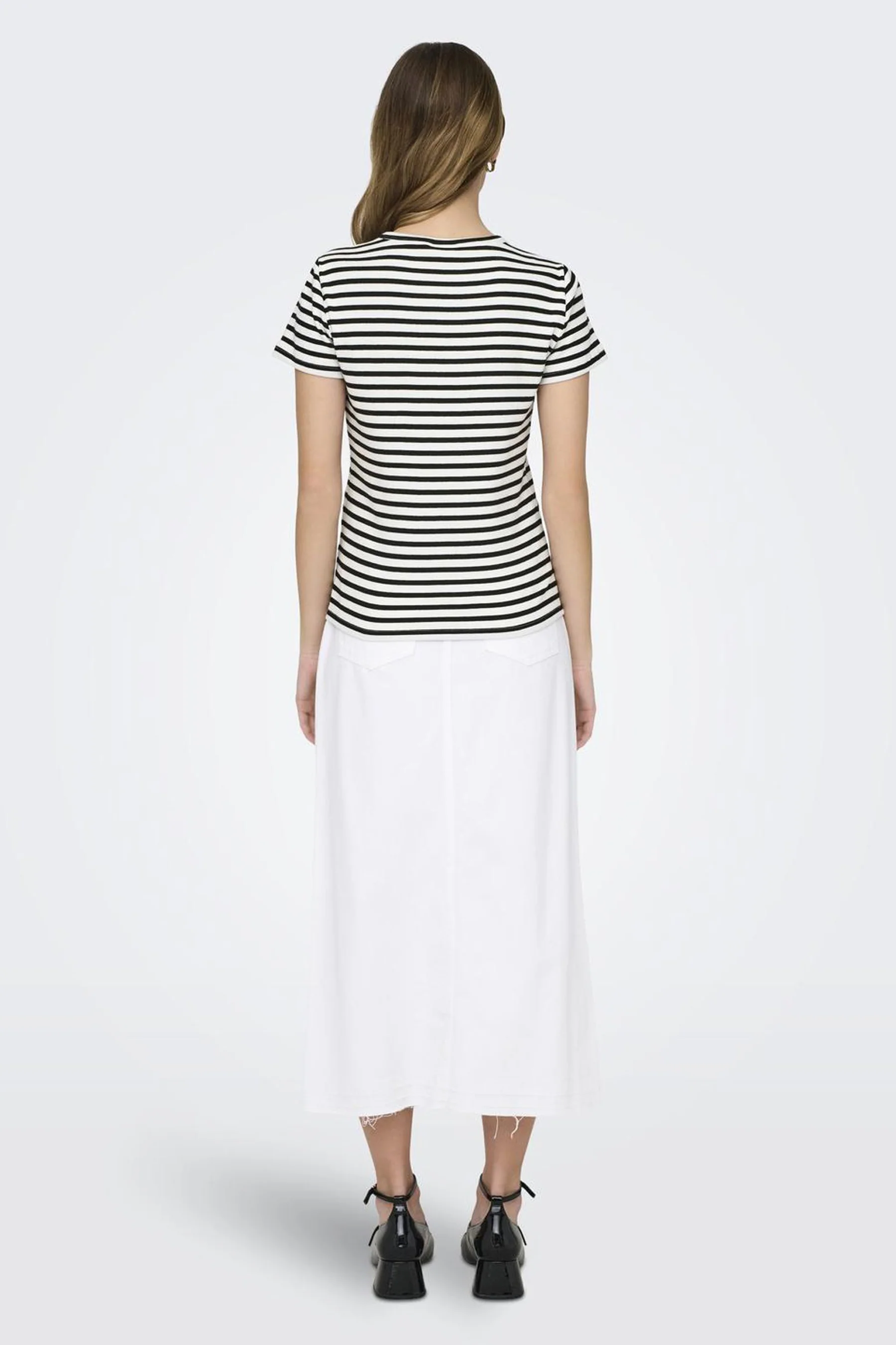 Top (korte mouwen) wit - JDY - Image 3