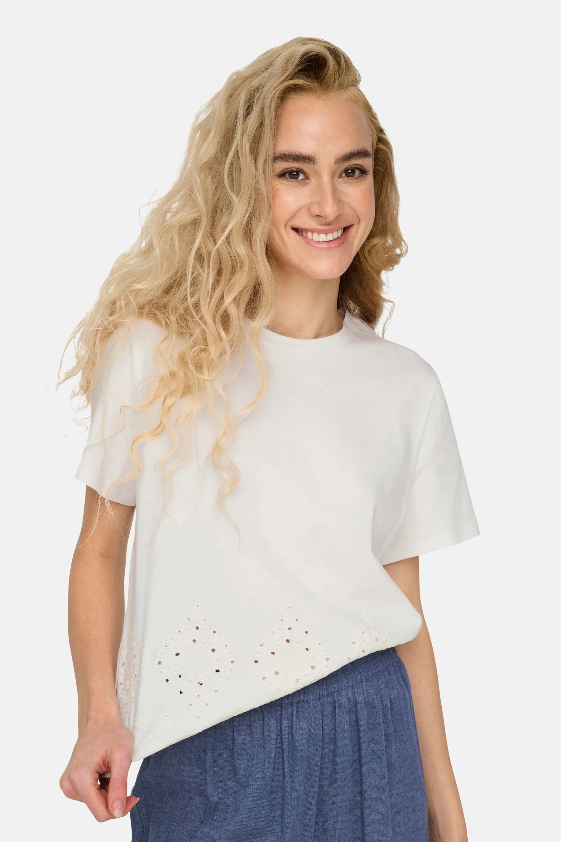 T-shirt met korte mouwen - wit - Image 5