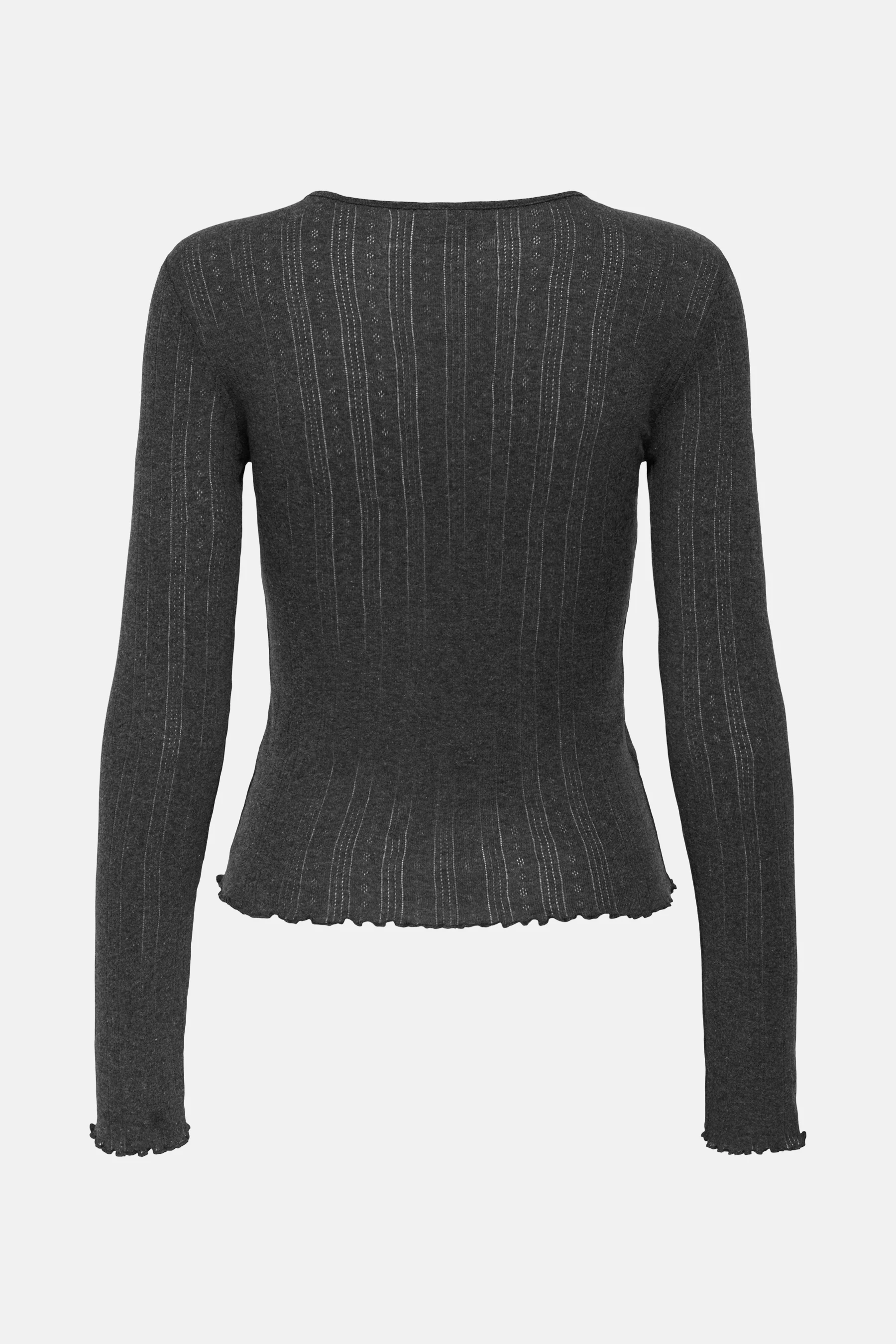 T-shirt met lange mouwen - grijs - Image 2