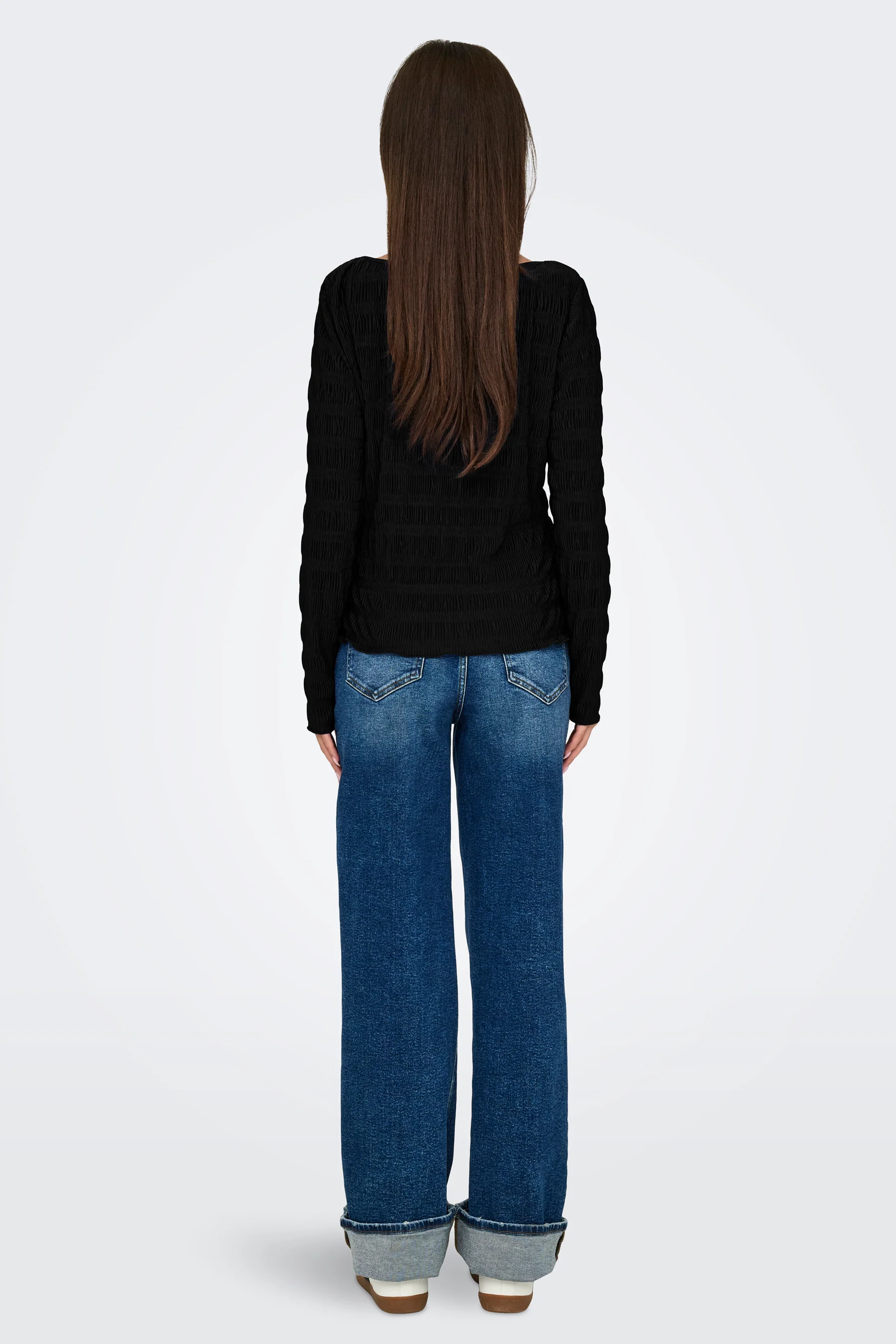 T-shirt met lange mouwen - zwart - Image 2