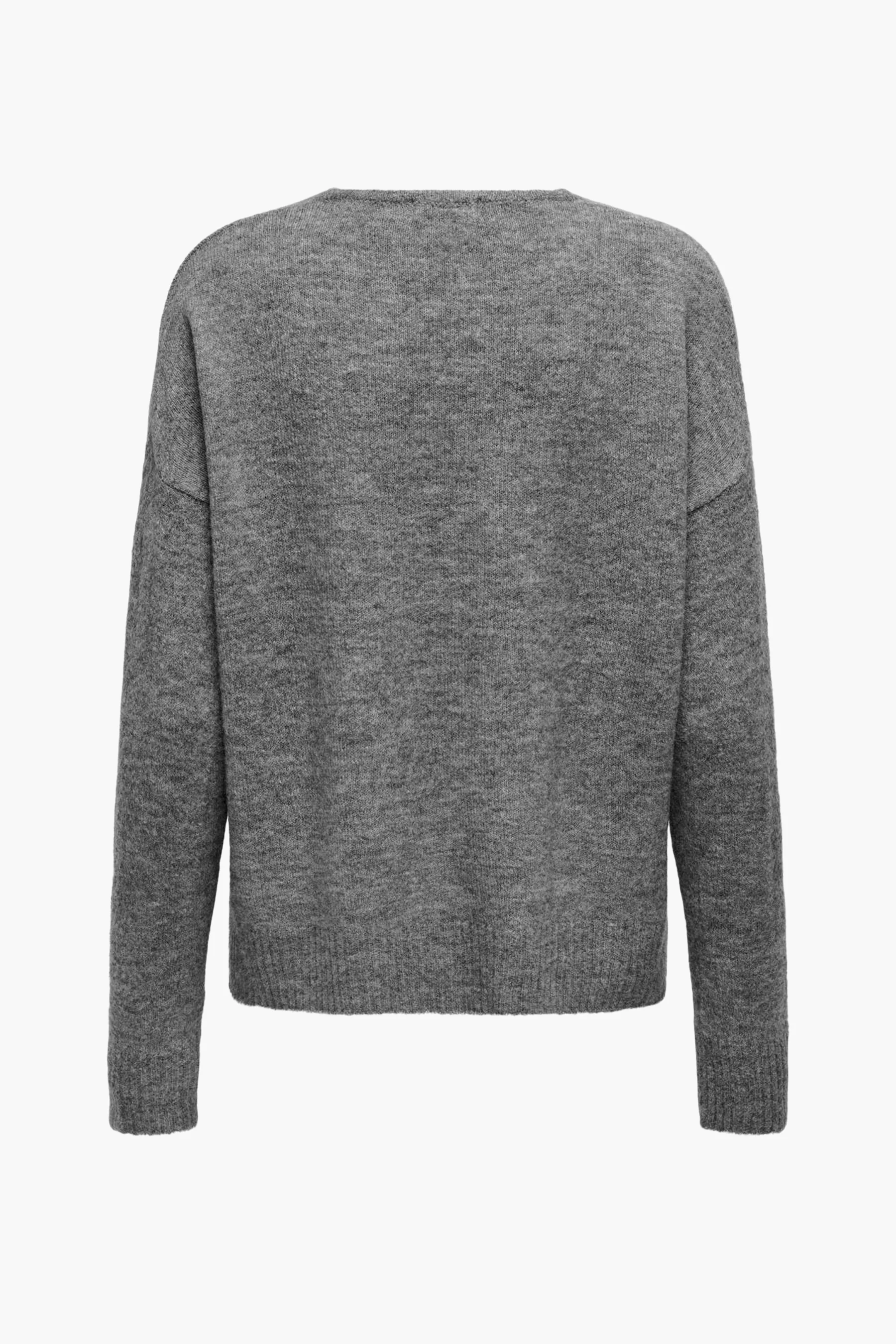 Pull met ronde hals - grijs - Image 6