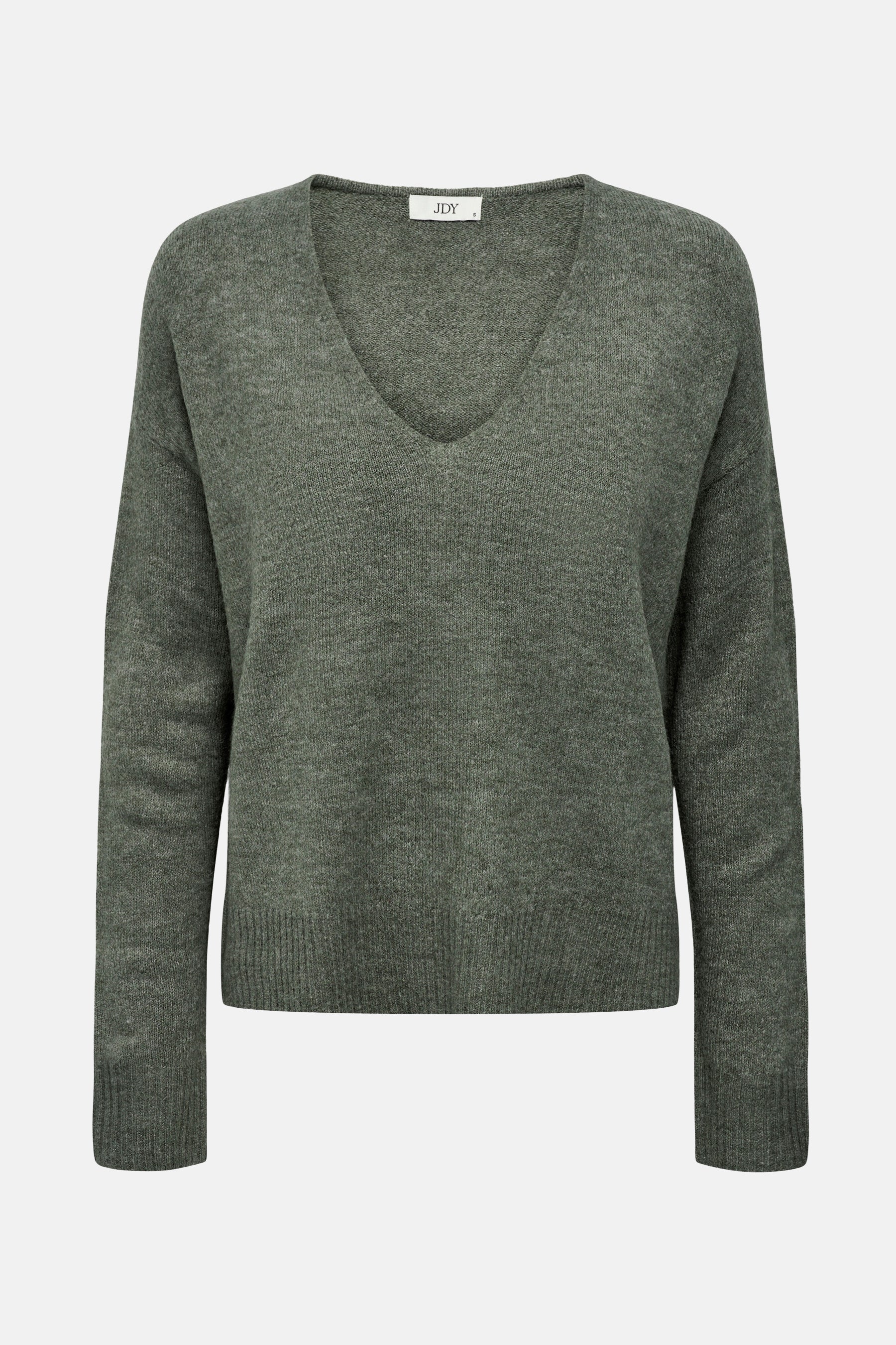 Pull met ronde hals - groen - Image 11